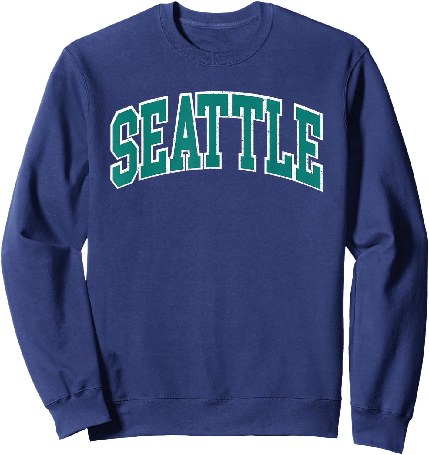 Old School Vintage Seattle University , Black, S Sweatshirt - Sweatshirt | Navy