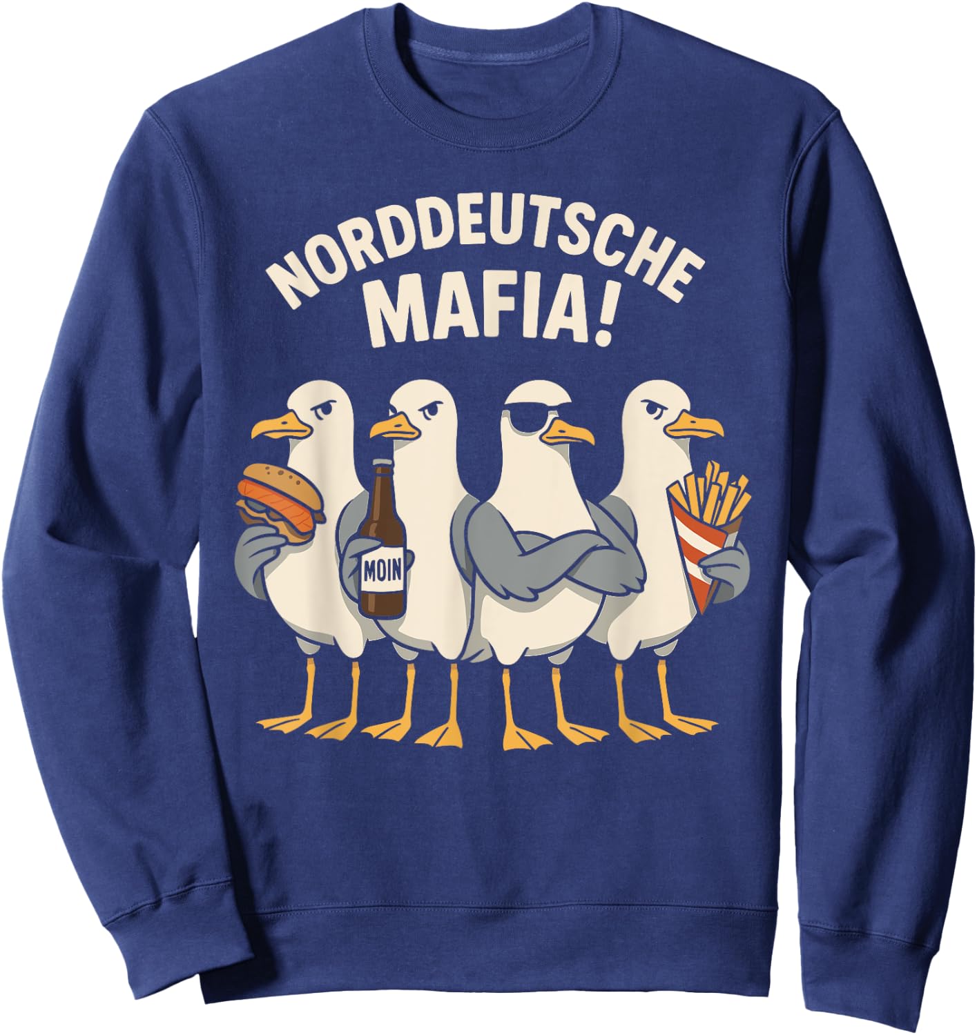 Möwe Norddeutsche Mafia Sweatshirt - Sweatshirt | Navy