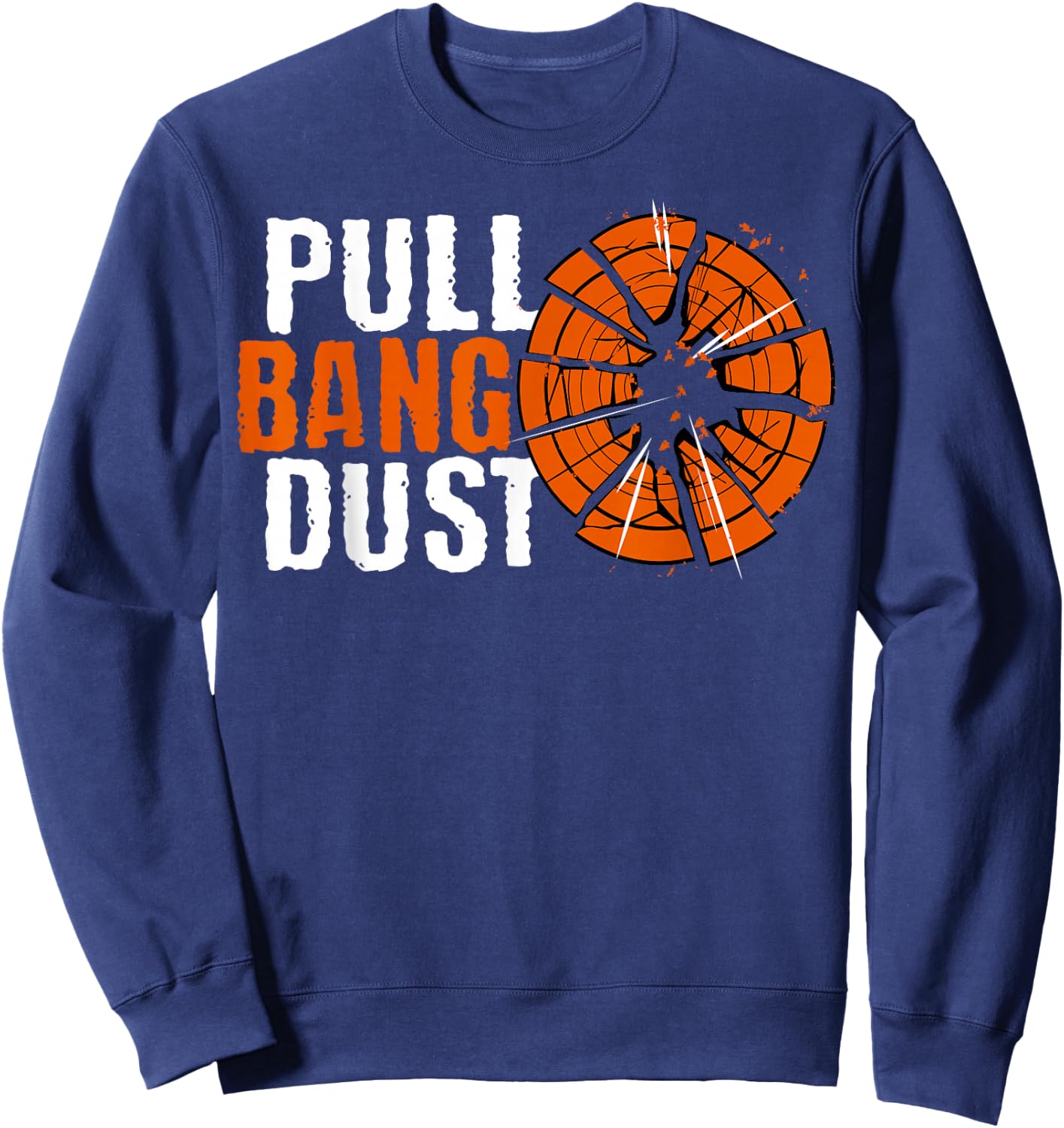 Trap Shooting Coffee Dog Lover Clay Trapshooting Shooter Sweatshirt - Sweatshirt | Navy