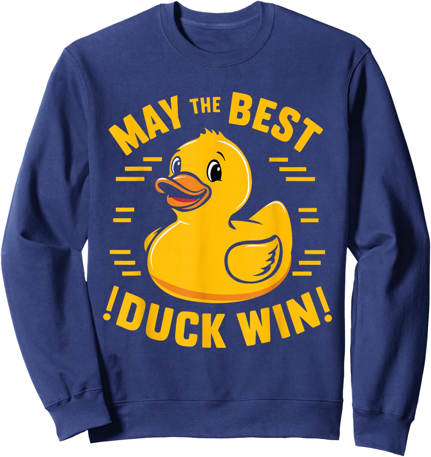 Rubber Duck Racing Team Family Competition Race Sweatshirt - Sweatshirt | Navy