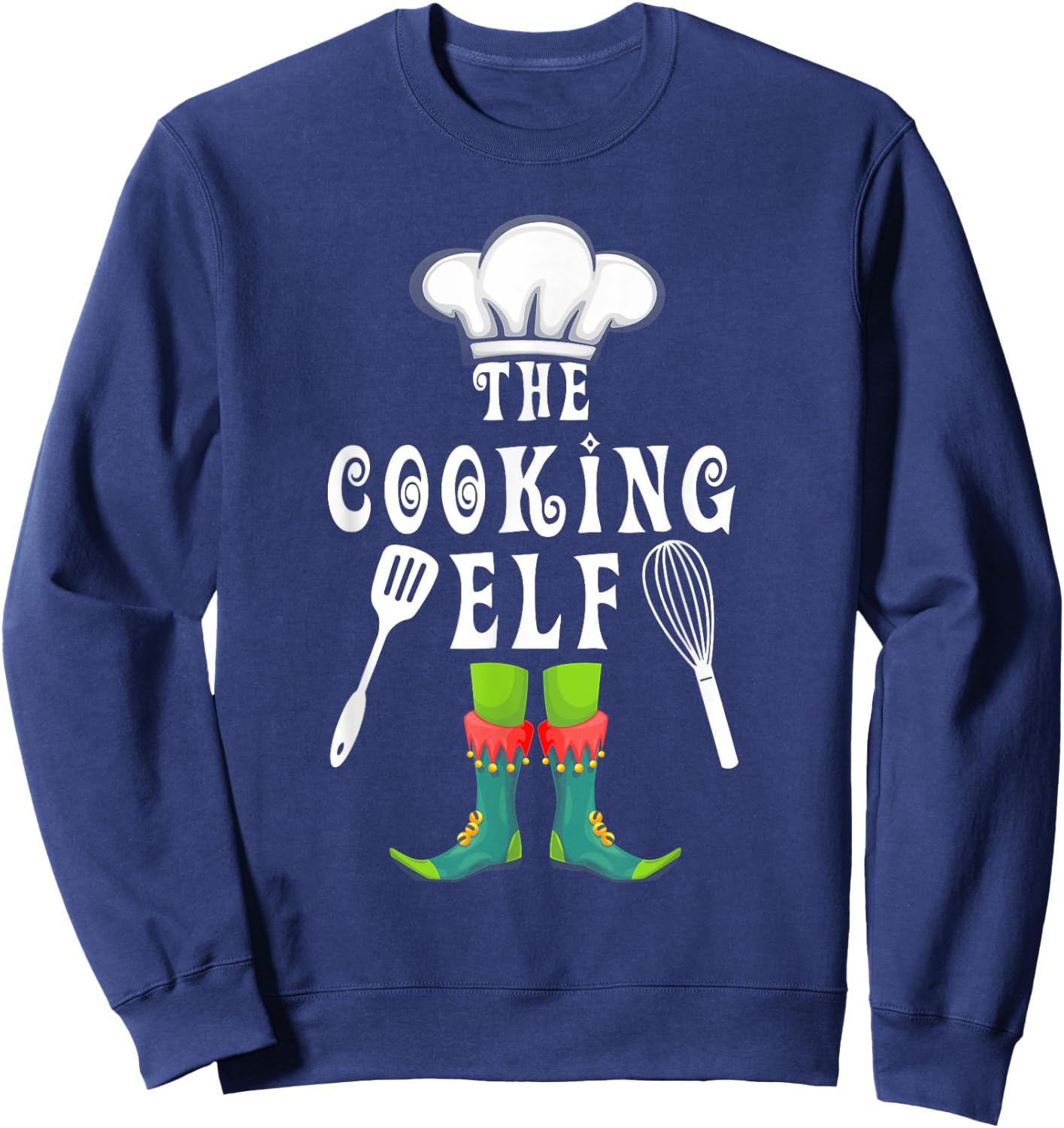 The Cooking Elf Family Matching Group Christmas Sweatshirt - Sweatshirt | Navy