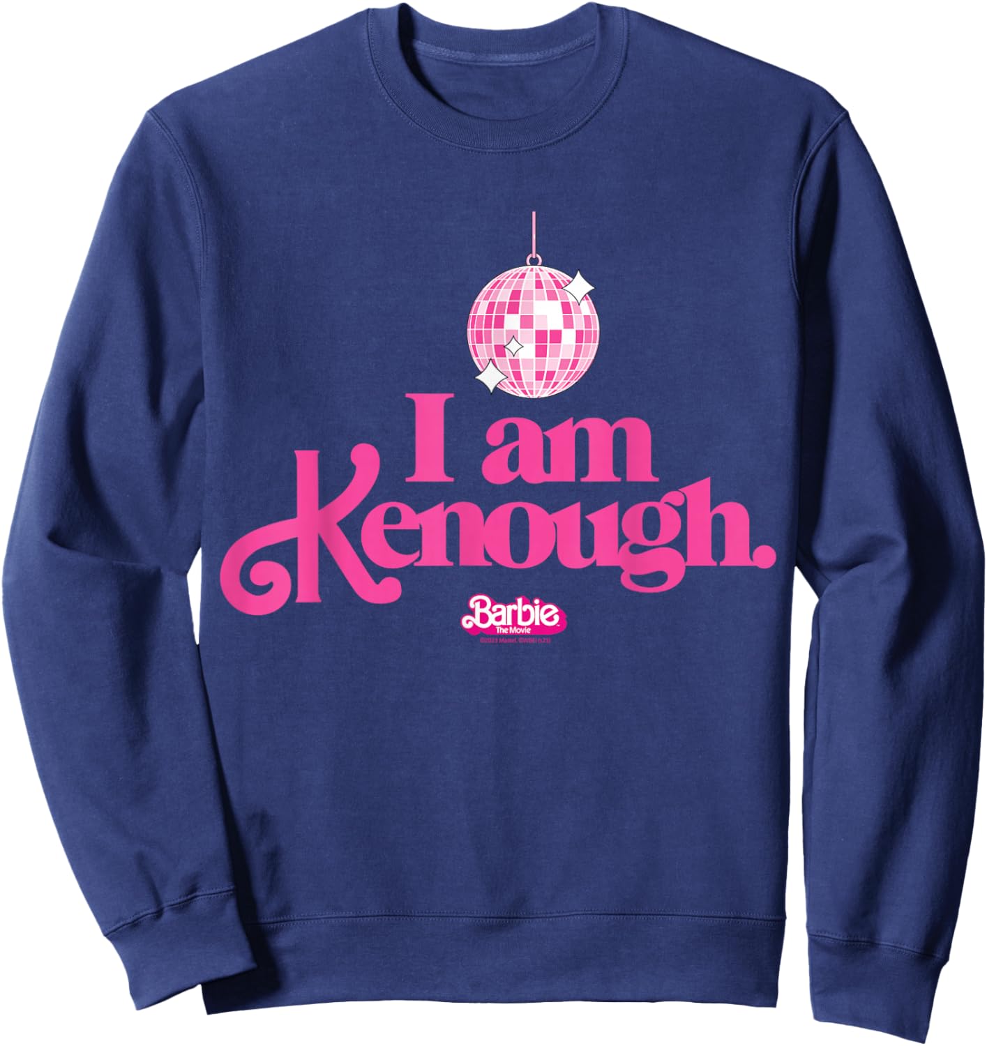 Barbie The Movie - I Am Kenough Discoball , black Sweatshirt - Sweatshirt | Navy