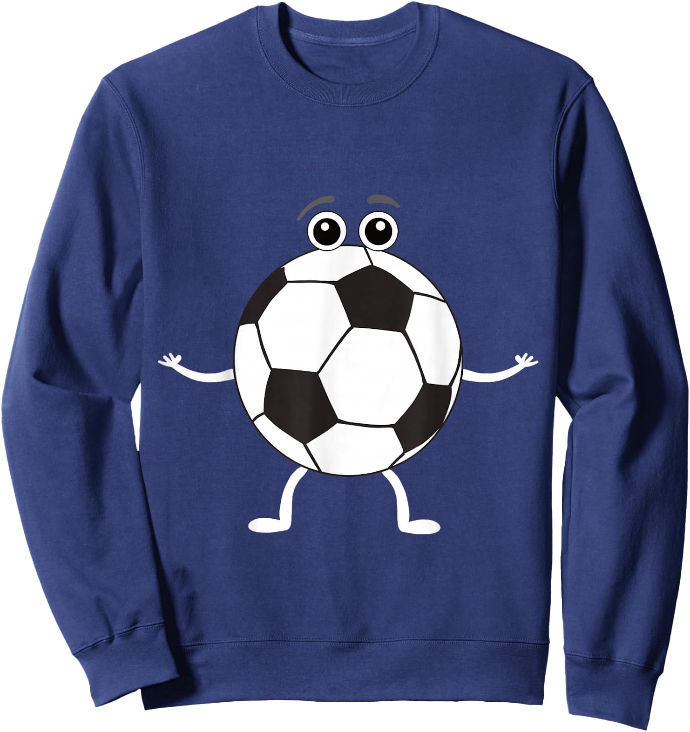 Lustiges Kostüm für Fußballspieler Fußball Kostüm Fußball Sweatshirt - Sweatshirt | Navy