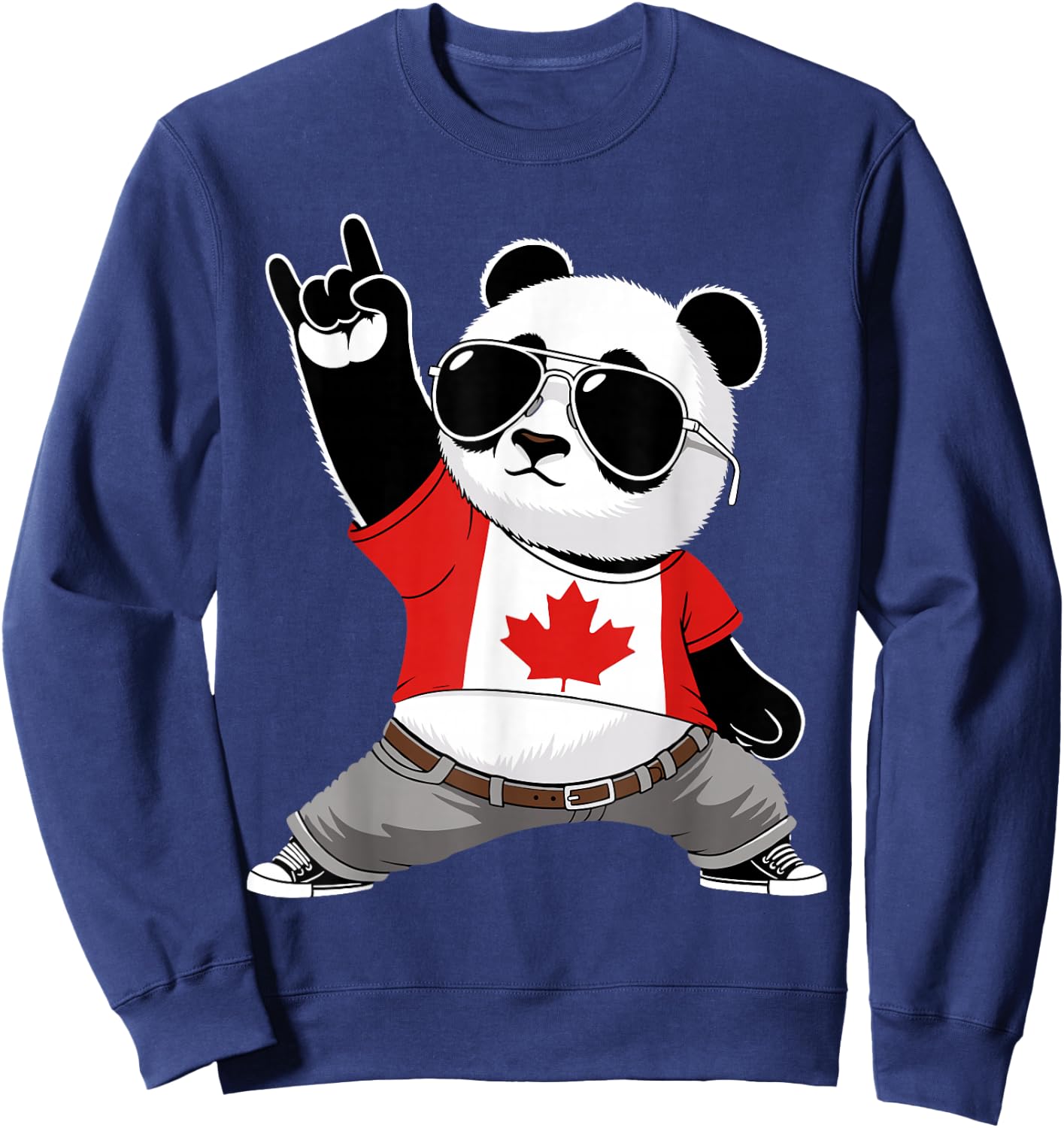 Drapeau Canadien pour Hommes, Femmes, Enfants Canada Sweatshirt - Sweatshirt | Navy