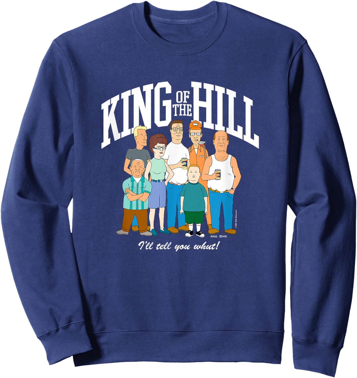 King of The Hill Group Shot I'll Tell You What! Sweatshirt - Sweatshirt | Navy