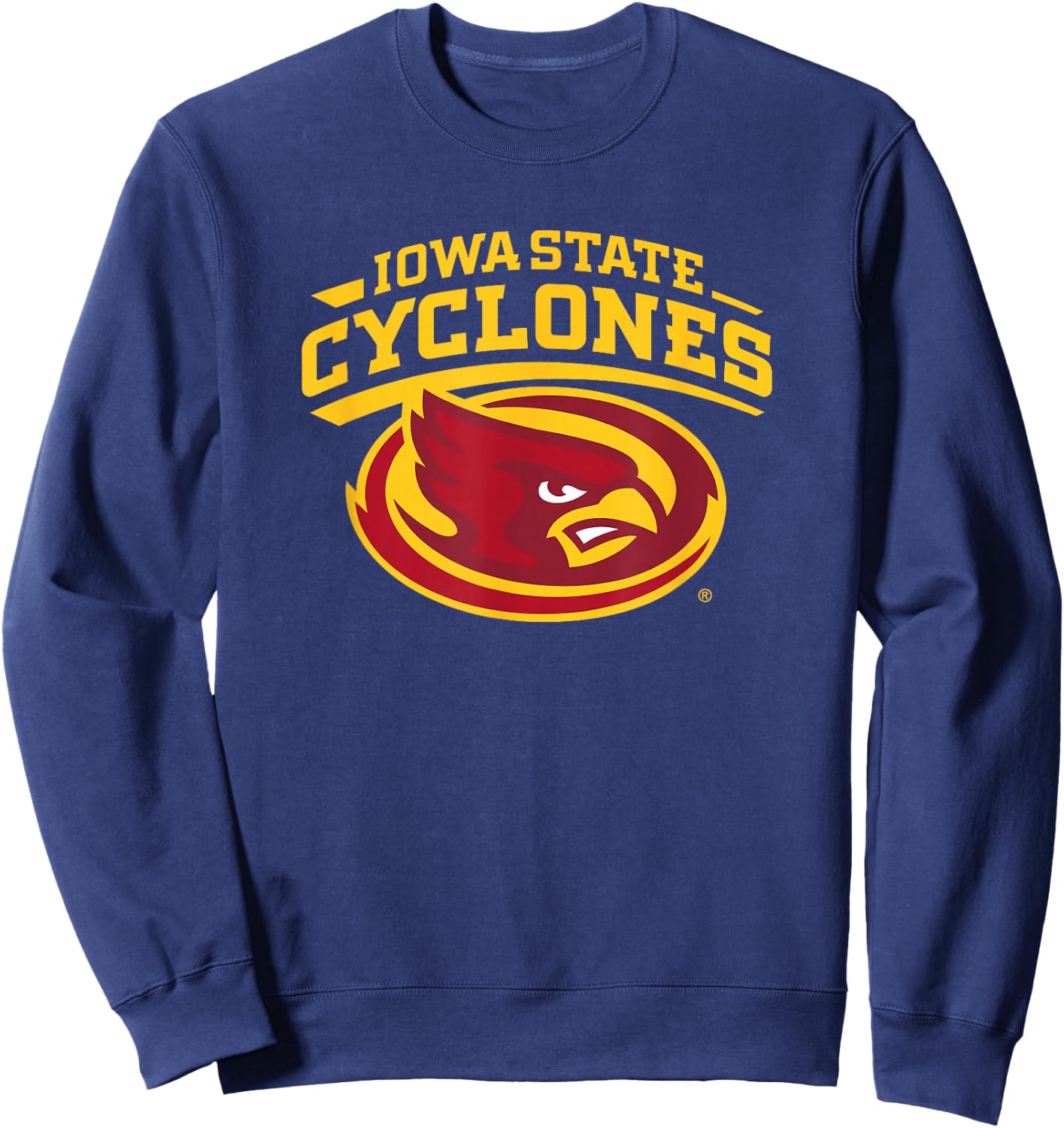 Iowa State Cyclones Cy Mascot Officially Licensed Sweatshirt - Sweatshirt | Navy