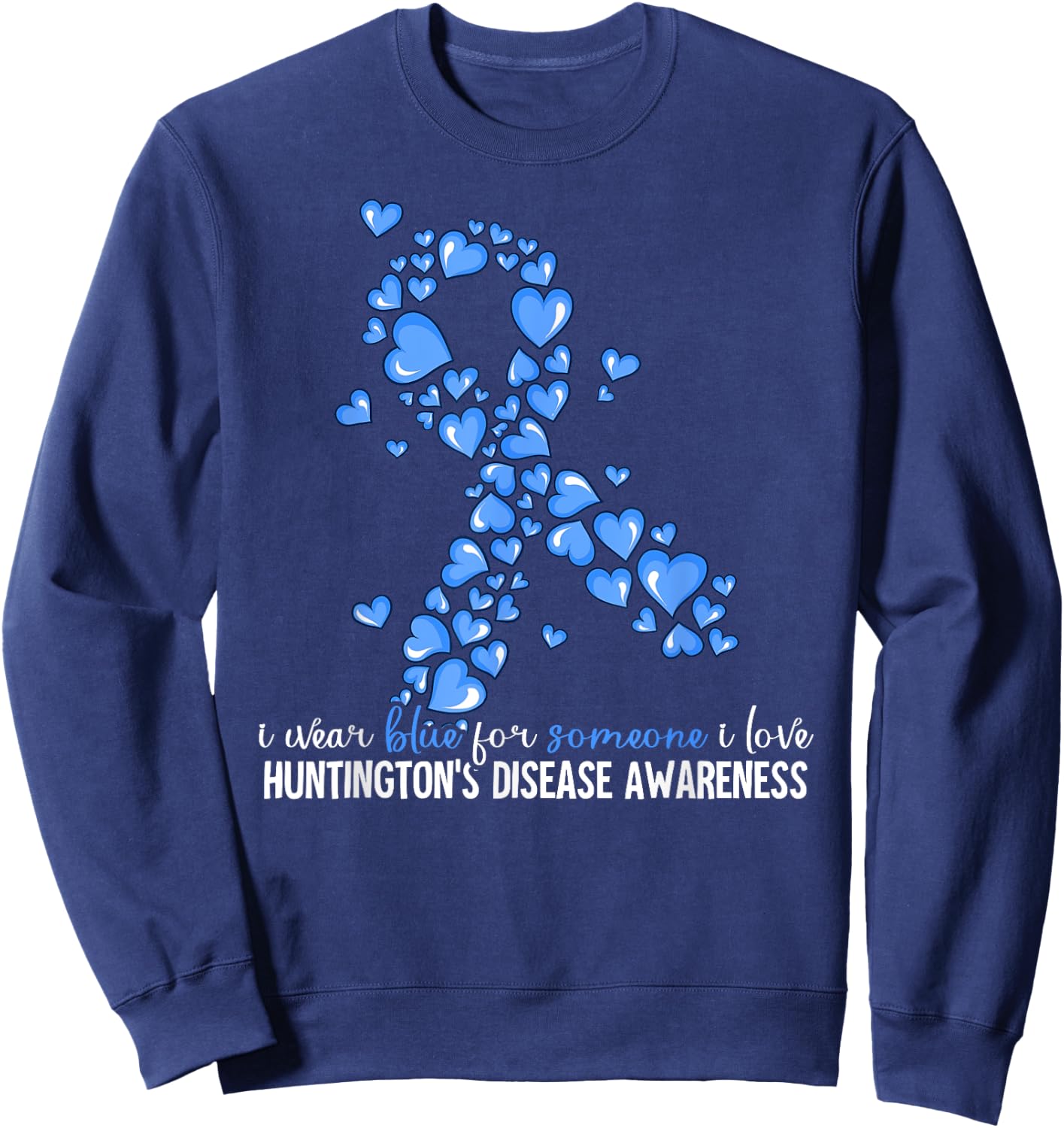 Huntington's Disease Awareness Sweatshirt - Sweatshirt | Navy