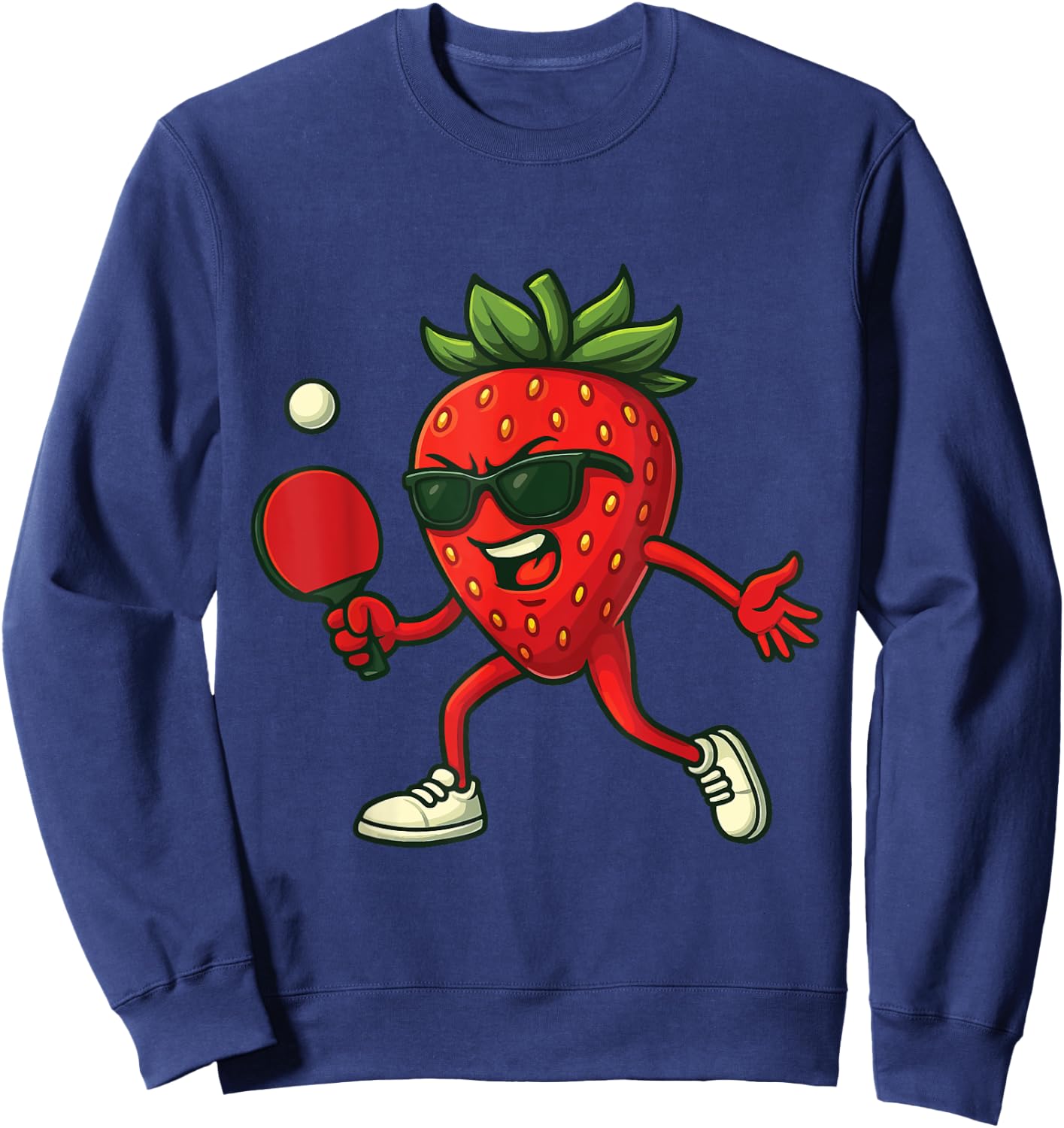 Tennis de Table Fraise Sweatshirt - Sweatshirt | Navy