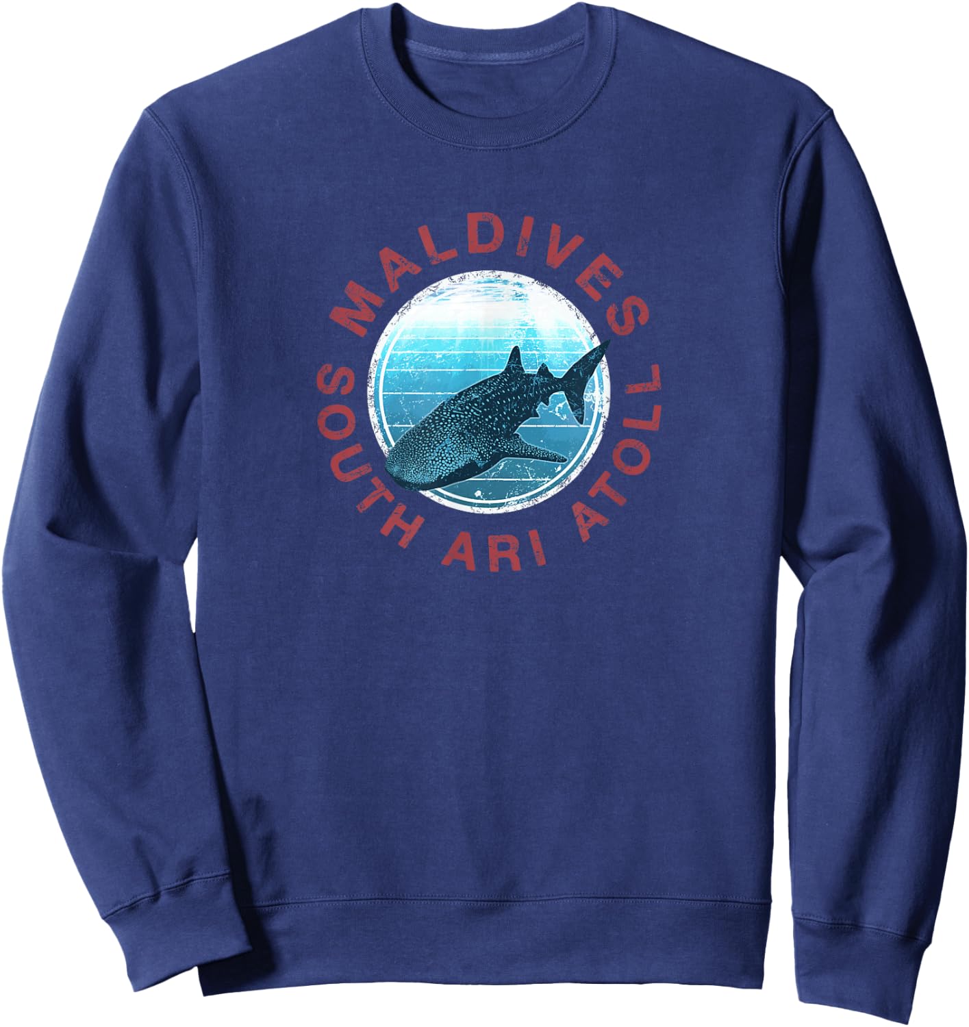DIVE Maldives Whale Shark Sweatshirt - Sweatshirt | Navy