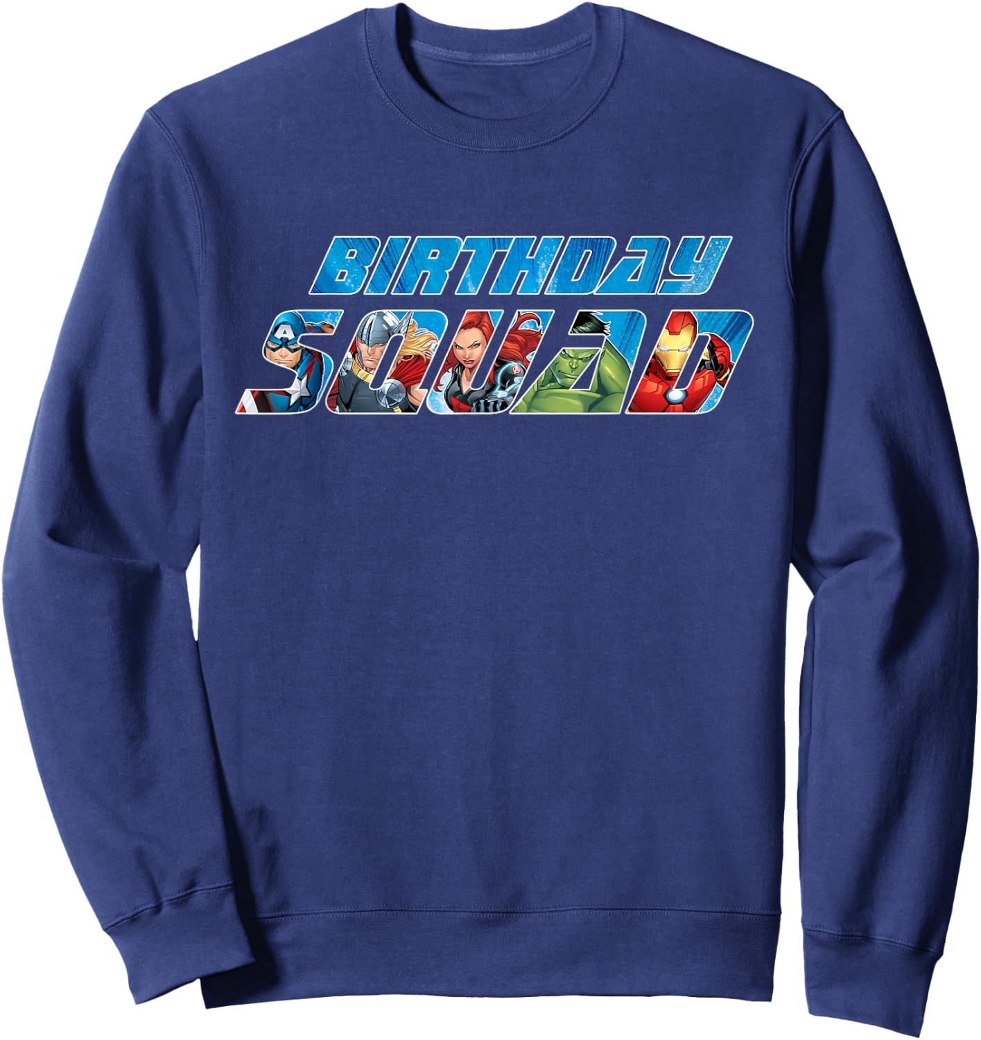 Marvel Avengers Birthday Squad Sweatshirt - Sweatshirt | Navy
