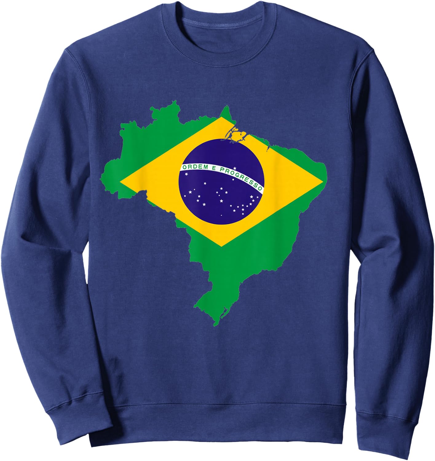 Brasilien , brasilianische Kleidung, Brasilien Shirt für Damen Herren Sweatshirt - Sweatshirt | Navy