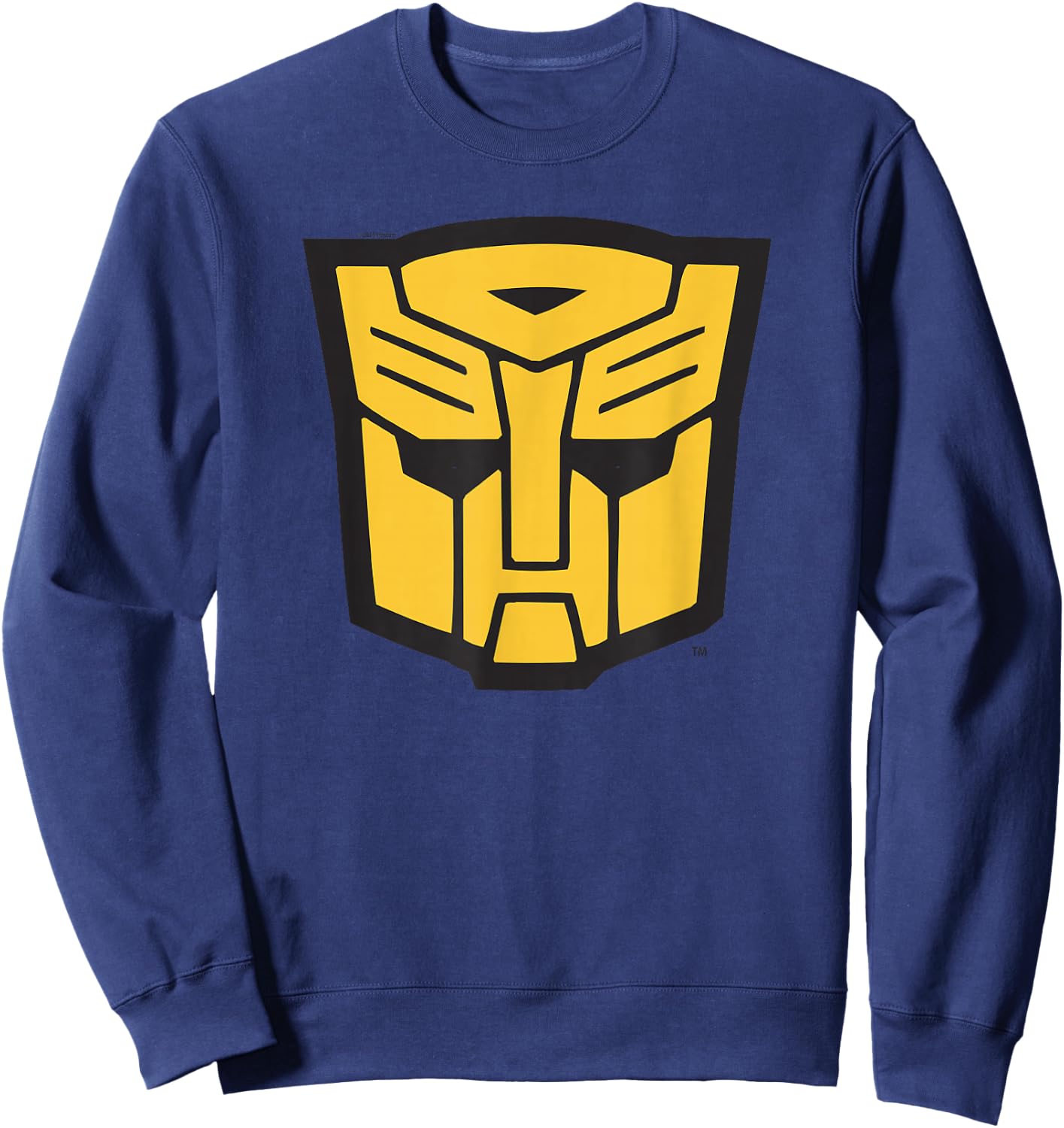 Transformers Autobots Classic Yellow Iconic Logo Sweatshirt - Sweatshirt | Navy