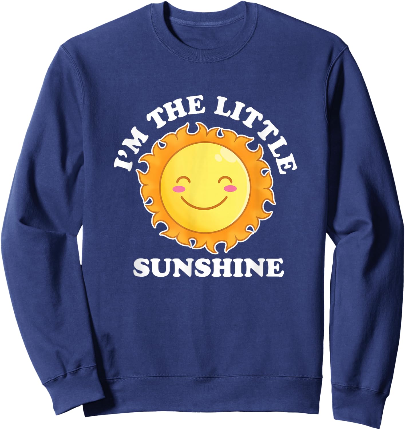 I'm The Little Sunshine Sunlight Lover Summer Kid Sweatshirt - Sweatshirt | Navy