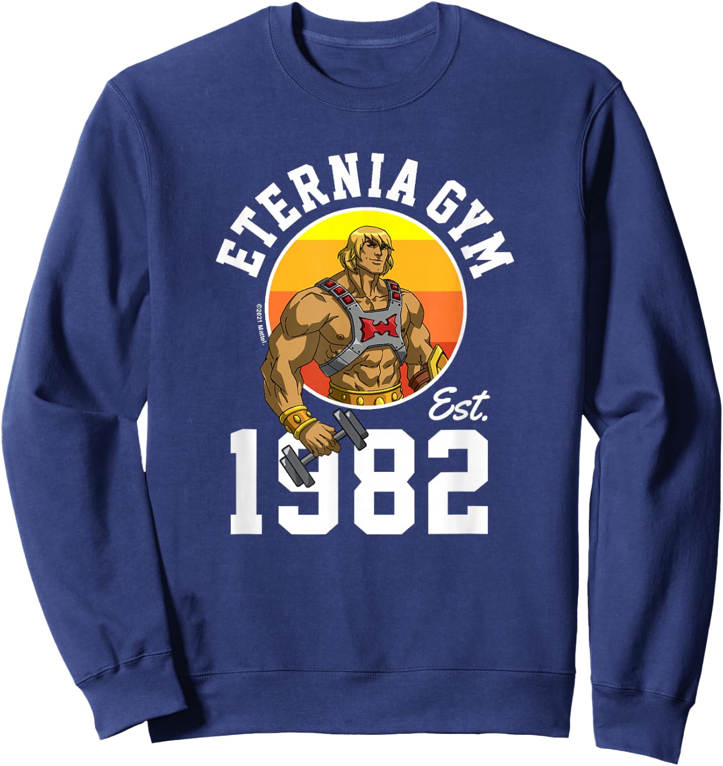 Masters Of The Universe Revelation - He-Man Eternia Gym 1982 Sweatshirt - Sweatshirt | Navy