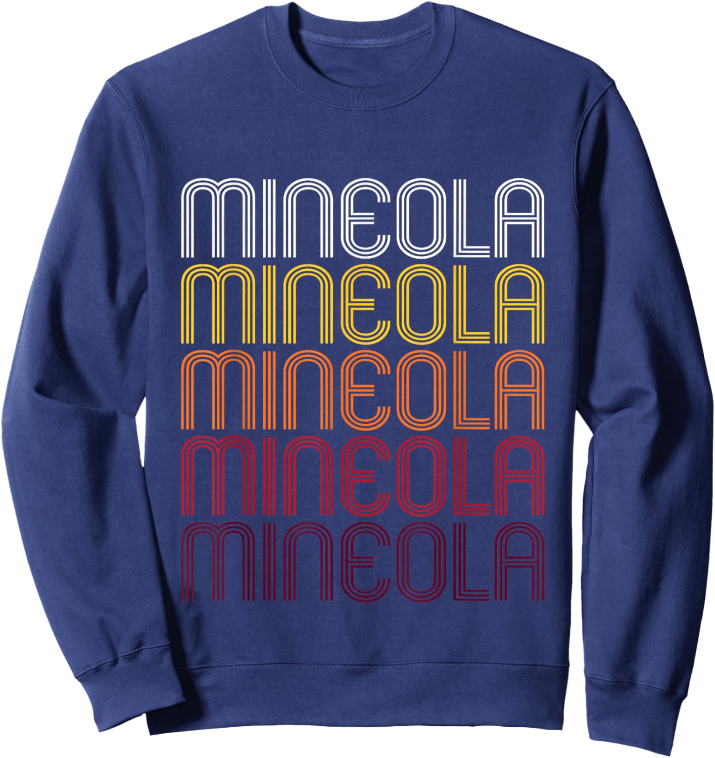 Mineola, TX | Vintage Style Texas Sweatshirt - Sweatshirt | Navy