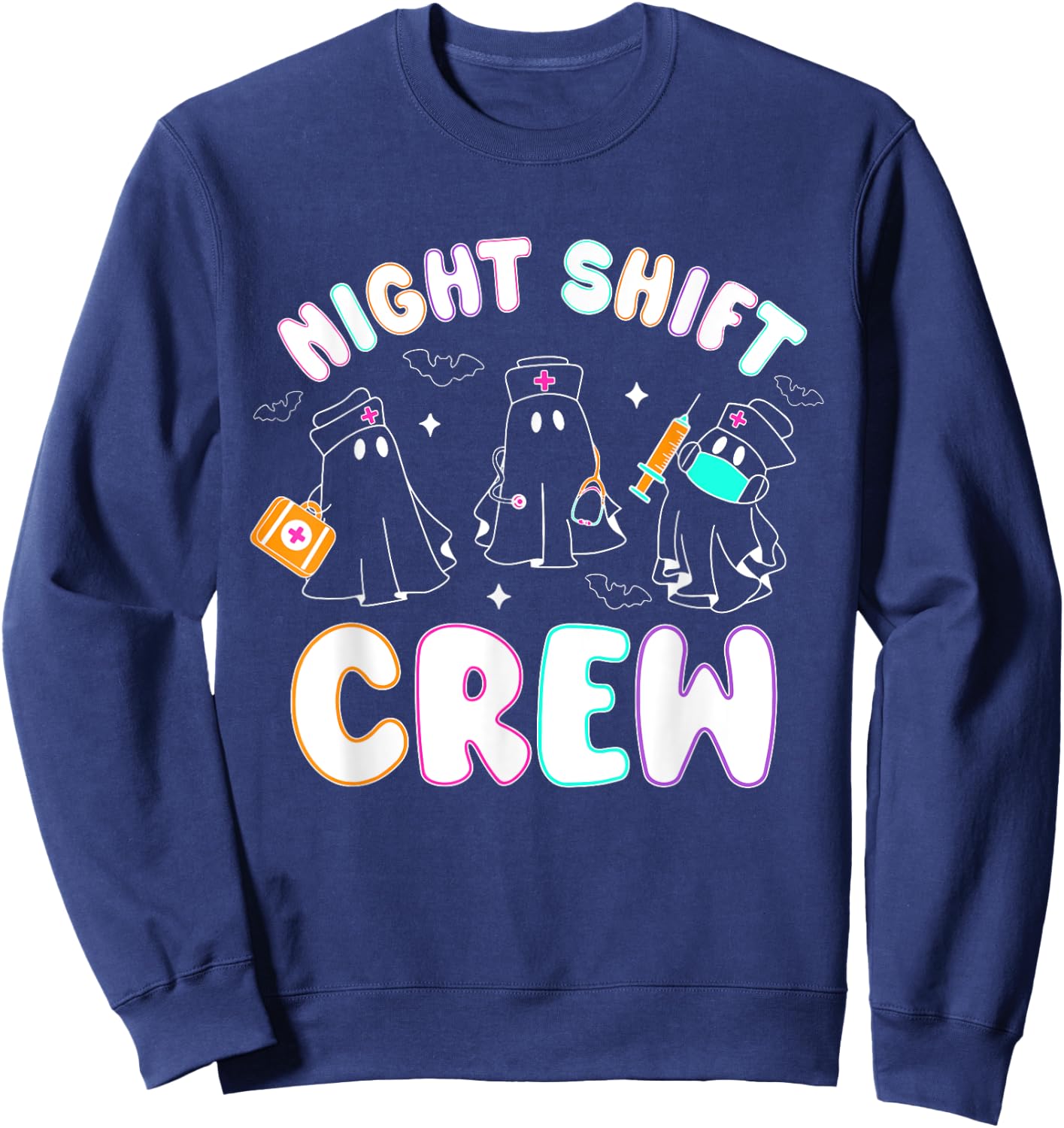 Night Shift Crew Apparel Sweatshirt - Sweatshirt | Navy