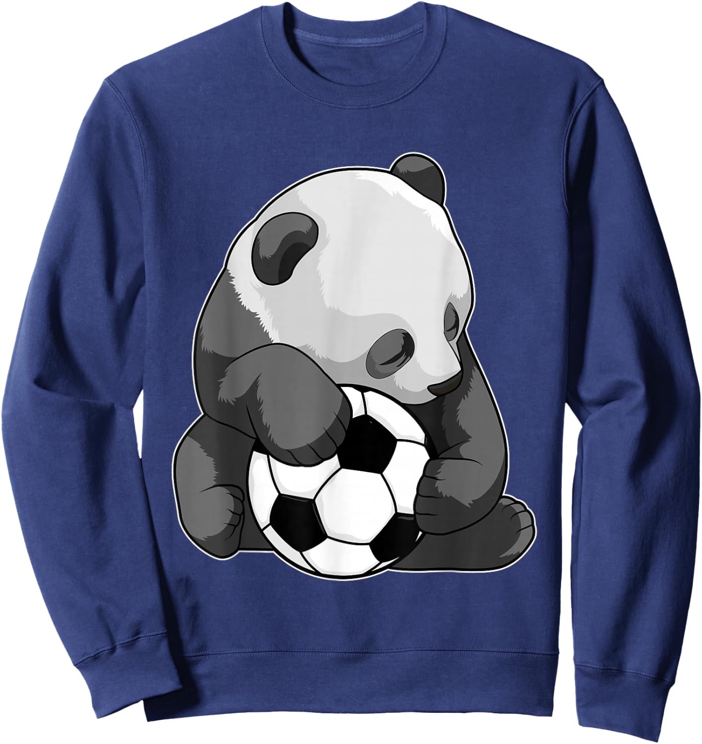 Panda Soccer player Soccer Sports Sweatshirt - Sweatshirt | Navy