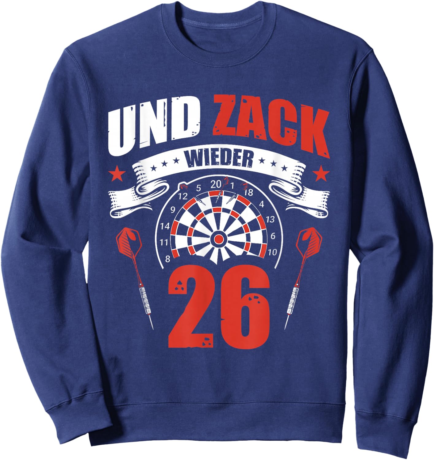 Dart and Zack Again 26 , black Sweatshirt - Sweatshirt | Navy