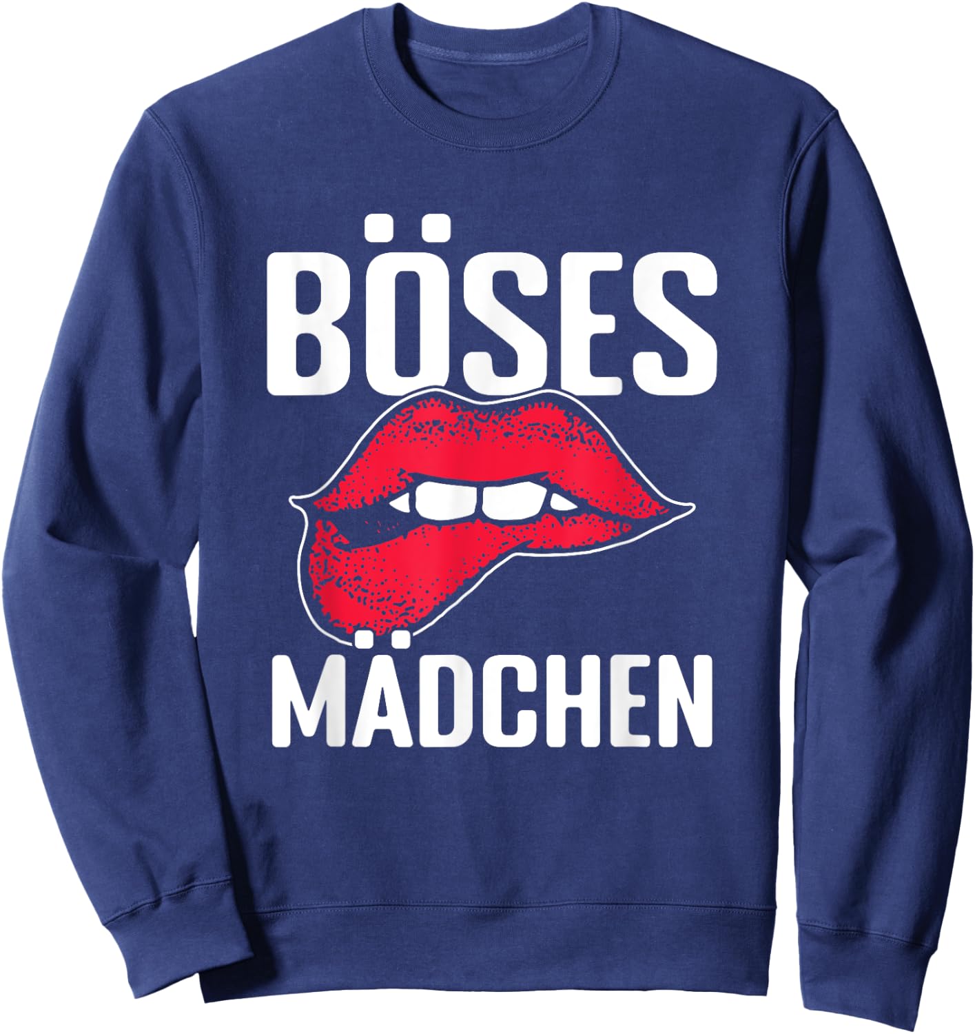 Gothic Sarkasmus Unartig Zicke Prizessin Böses Mädchen Sweatshirt - Sweatshirt | Navy