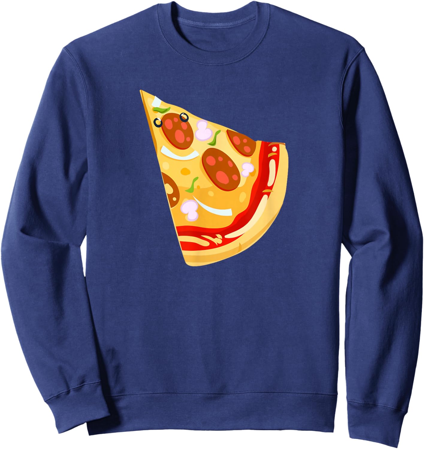 Pizza Missing Slice Matching Set Couple Family Sweatshirt - Sweatshirt | Navy