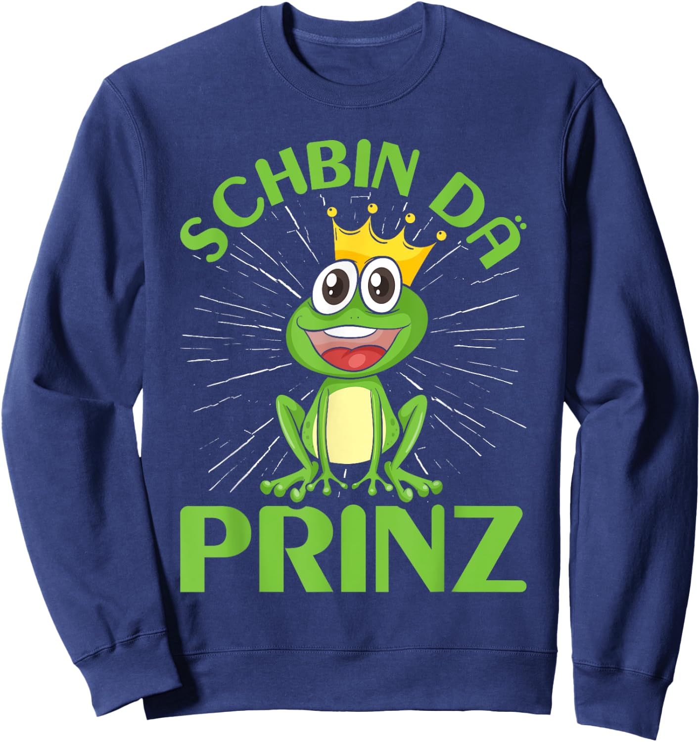 Carnival Costume Party Schbin Da Prince Funny Cologne , black Sweatshirt - Sweatshirt | Navy