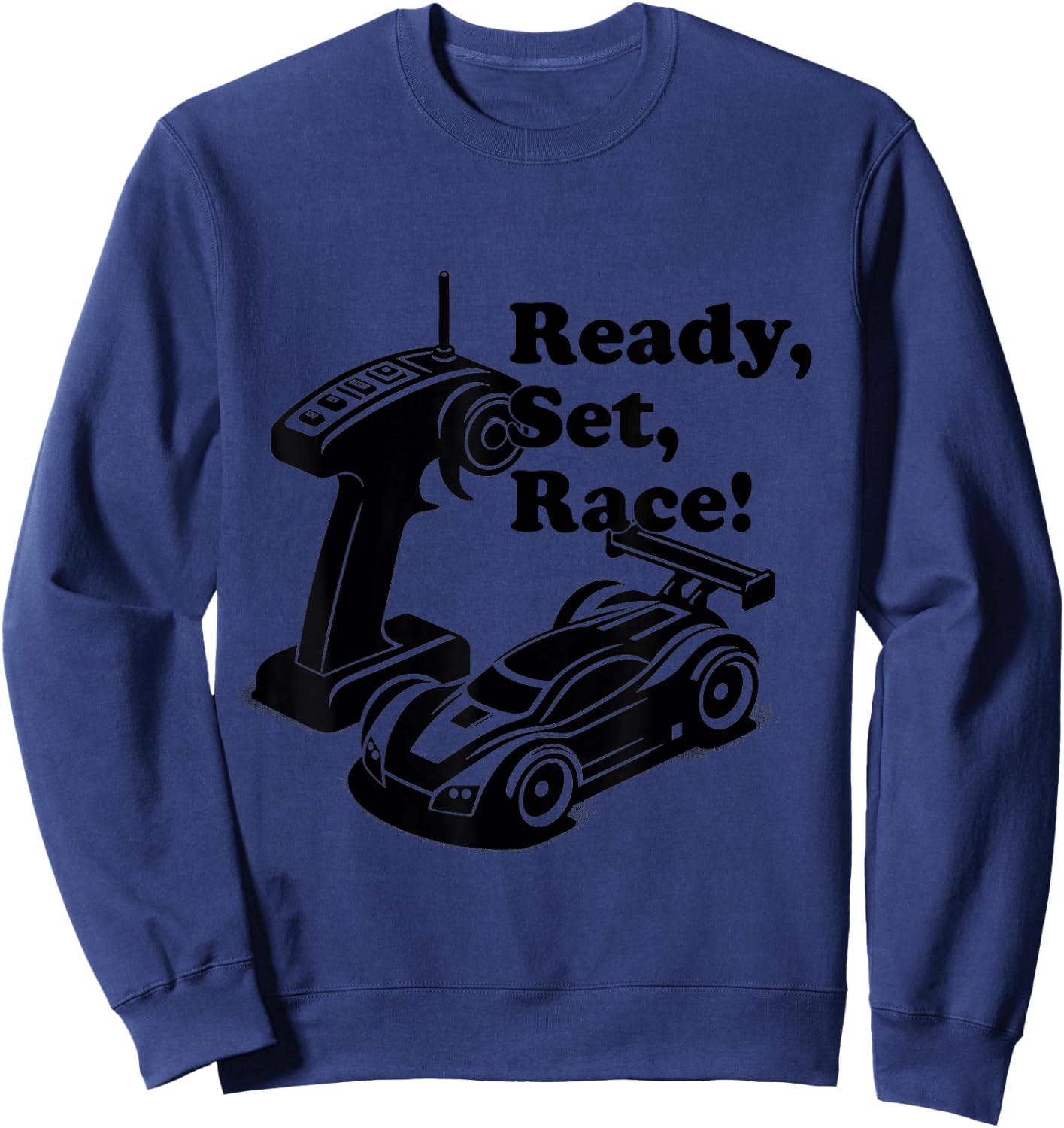 RC Car Racing Remote Control Sweatshirt - Sweatshirt | Navy
