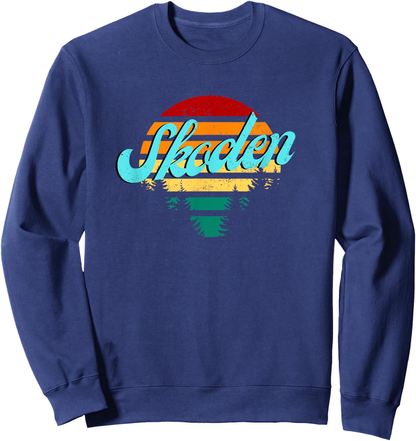 Sunset Skoden Sweatshirt - Sweatshirt | Navy