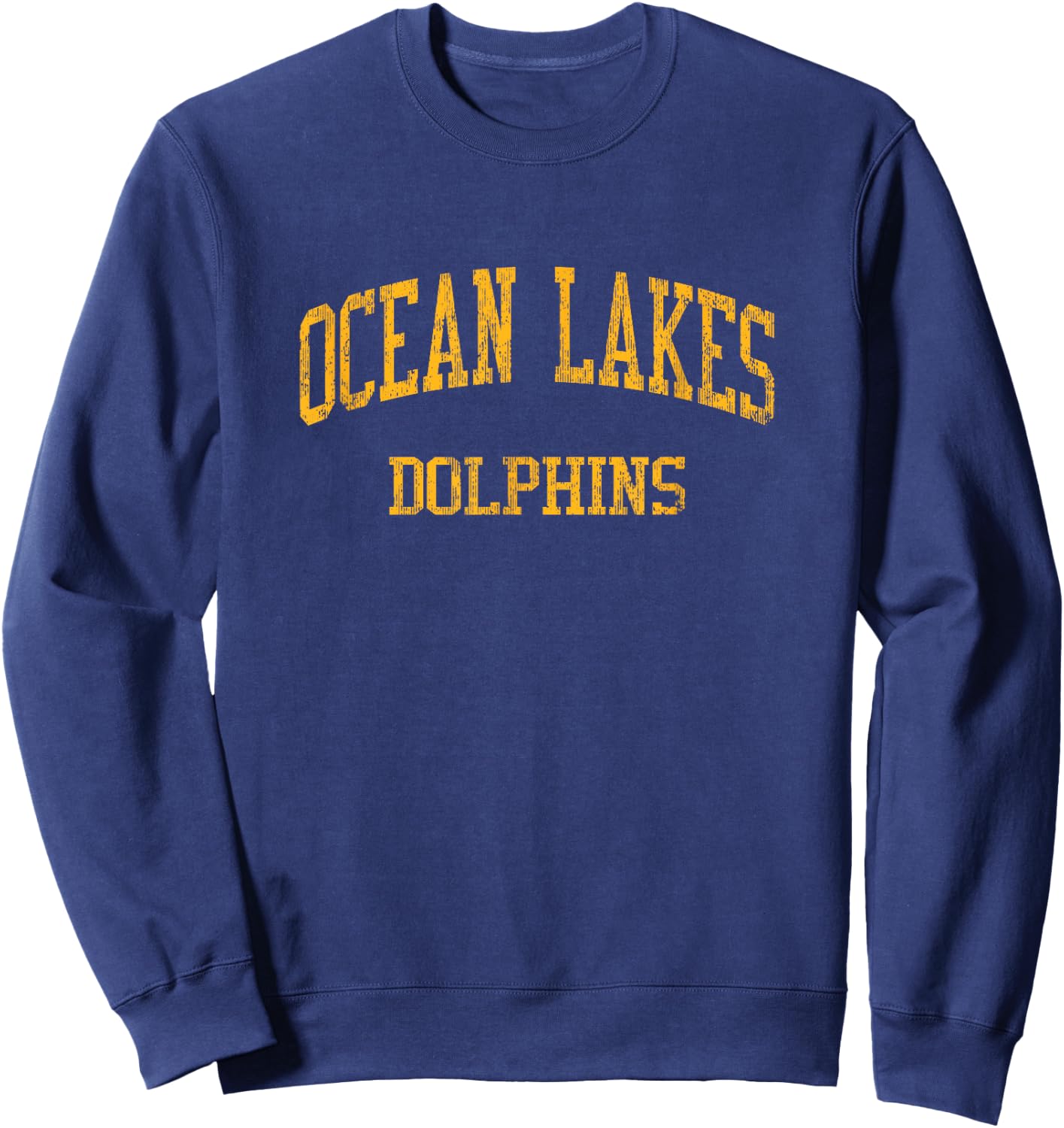 Ocean Lakes High School HS Virginia Beach VA Vintage Sports Sweatshirt - Sweatshirt | Navy