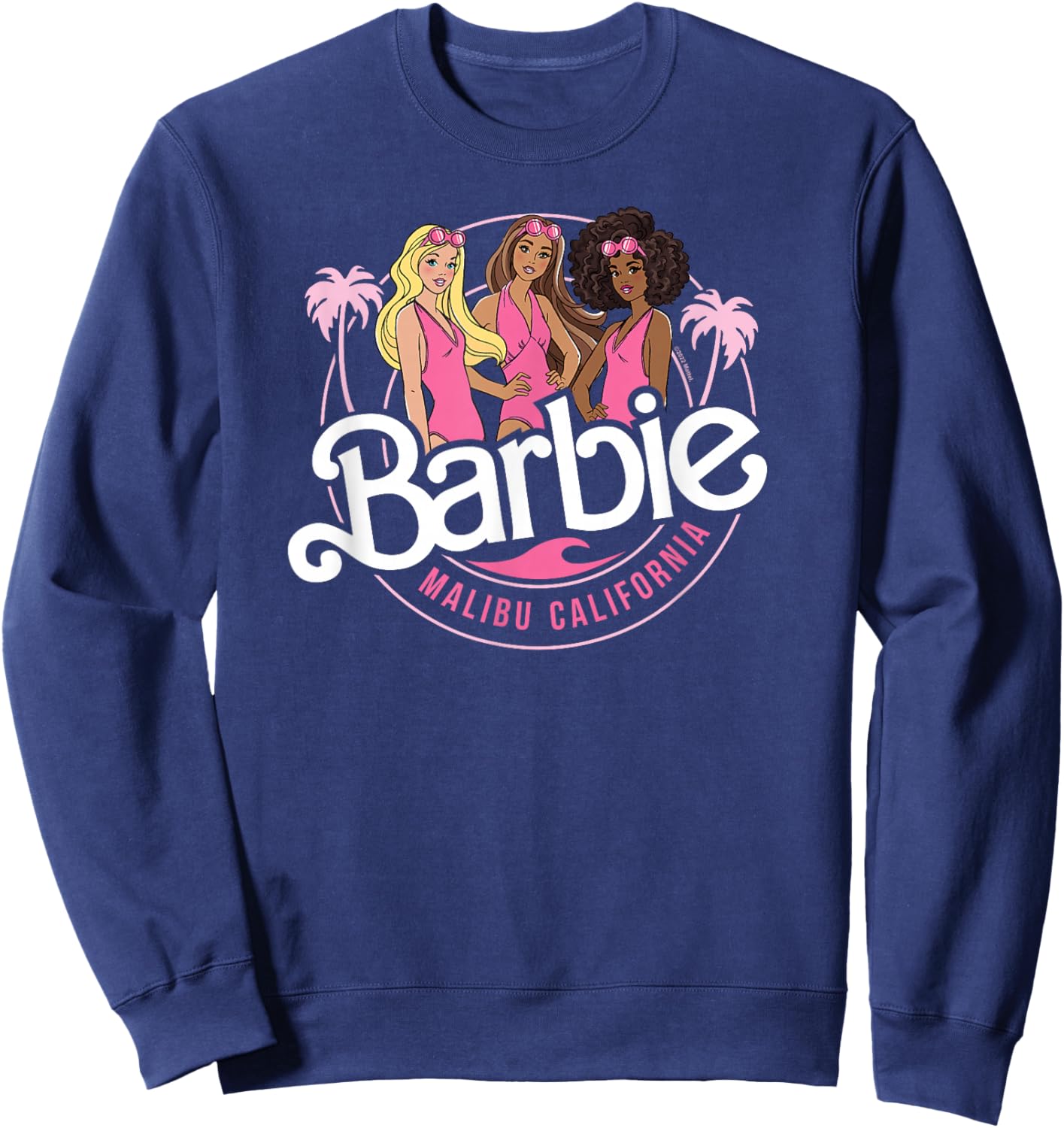 Barbie — Logo der Malibu California Group Sweatshirt - Sweatshirt | Navy