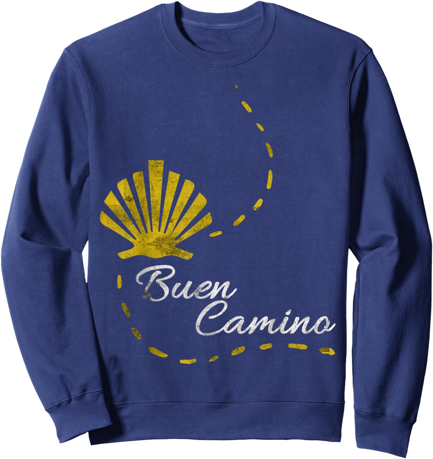 Buen Camino Pilgerfahrt Jakobsweg Camino de Santiago Pilger Sweatshirt - Sweatshirt | Navy
