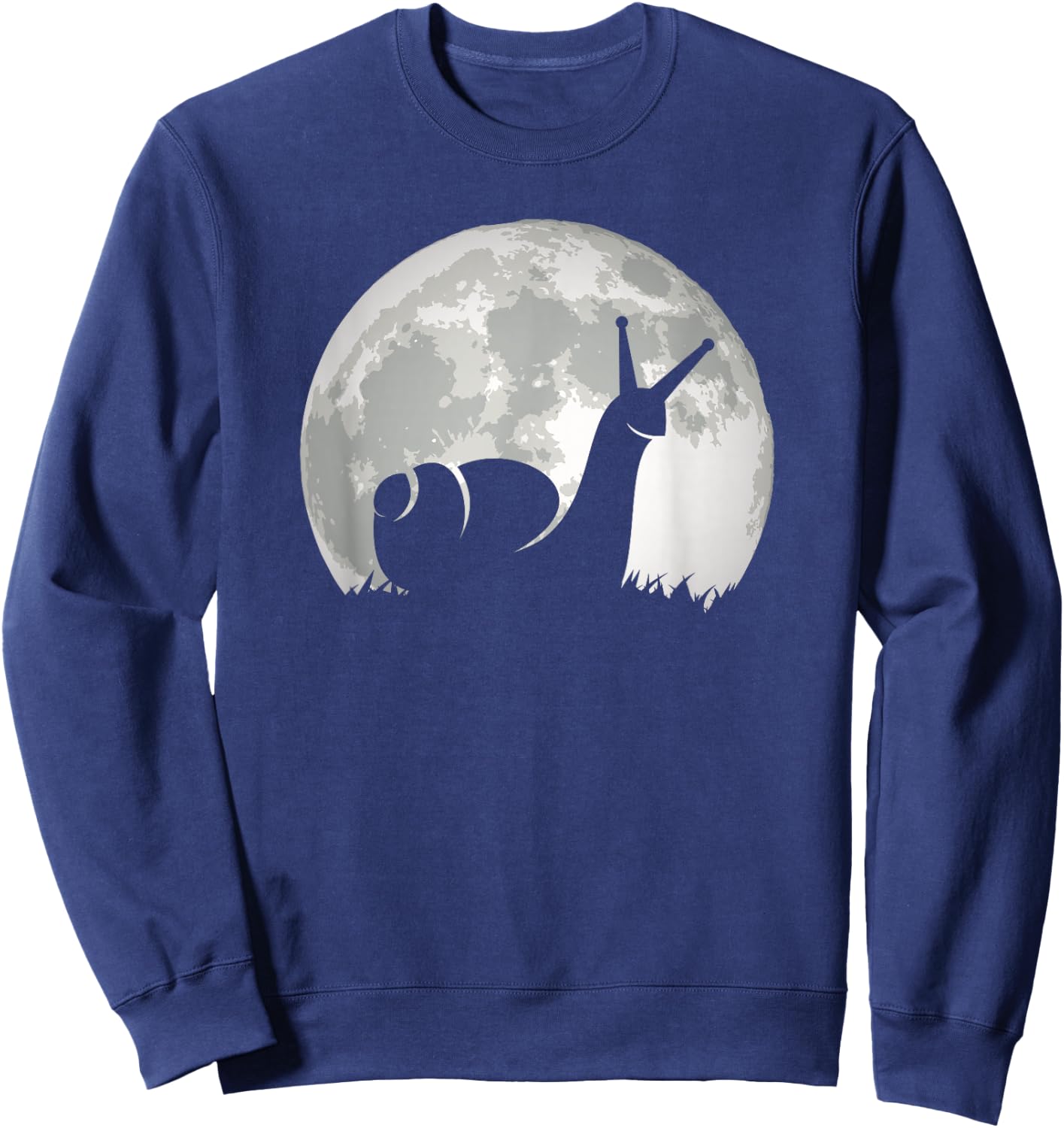 Retro Mond Schnecke Sweatshirt - Sweatshirt | Navy