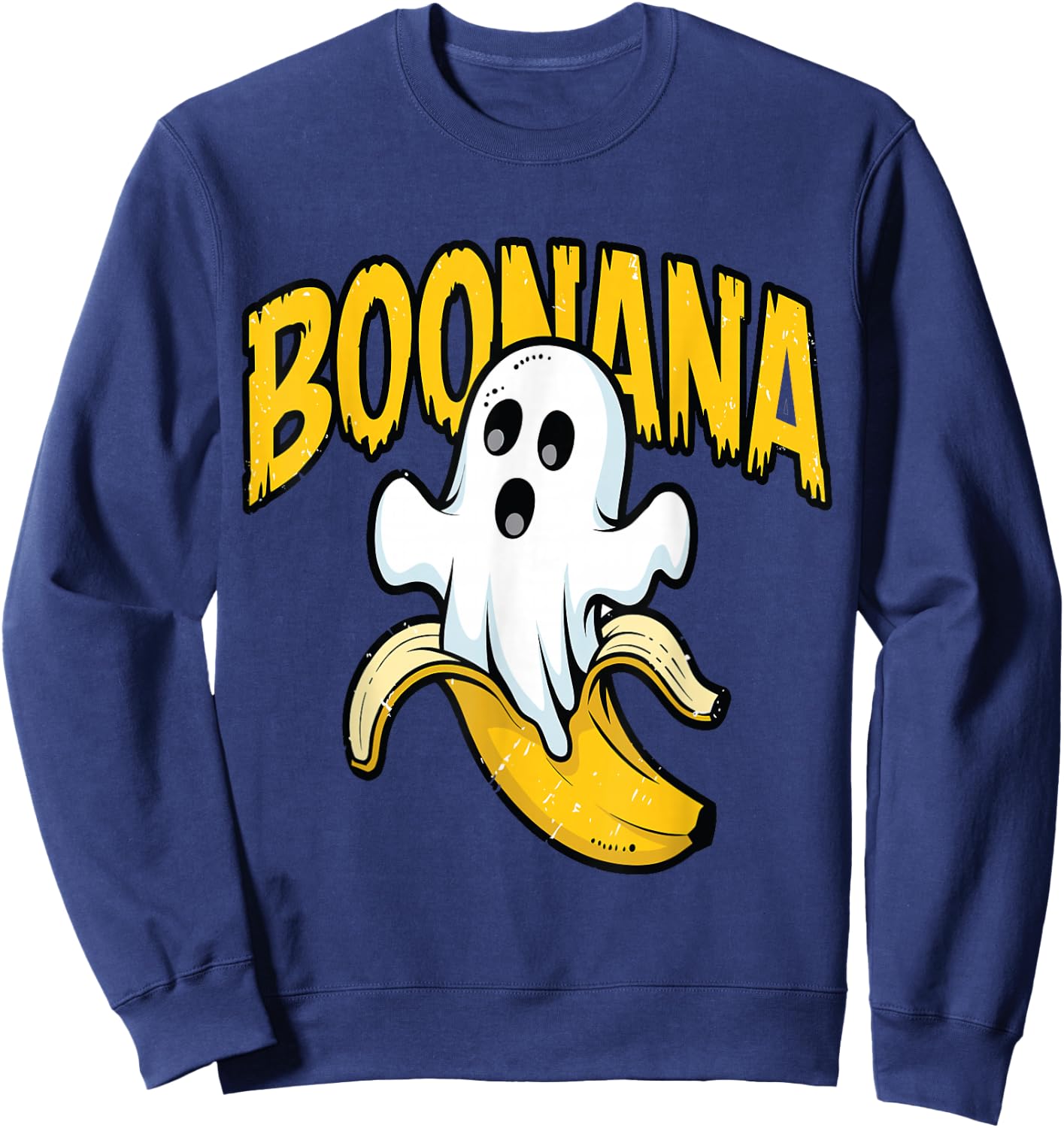 Funny Boonana Halloween Shirt Kids Teens Adults Sweatshirt - Sweatshirt | Navy