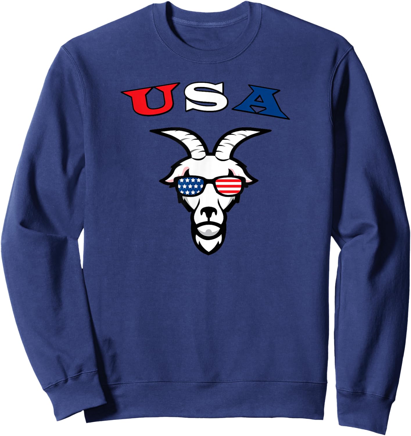 USA is the Goat Sweatshirt - Sweatshirt | Navy