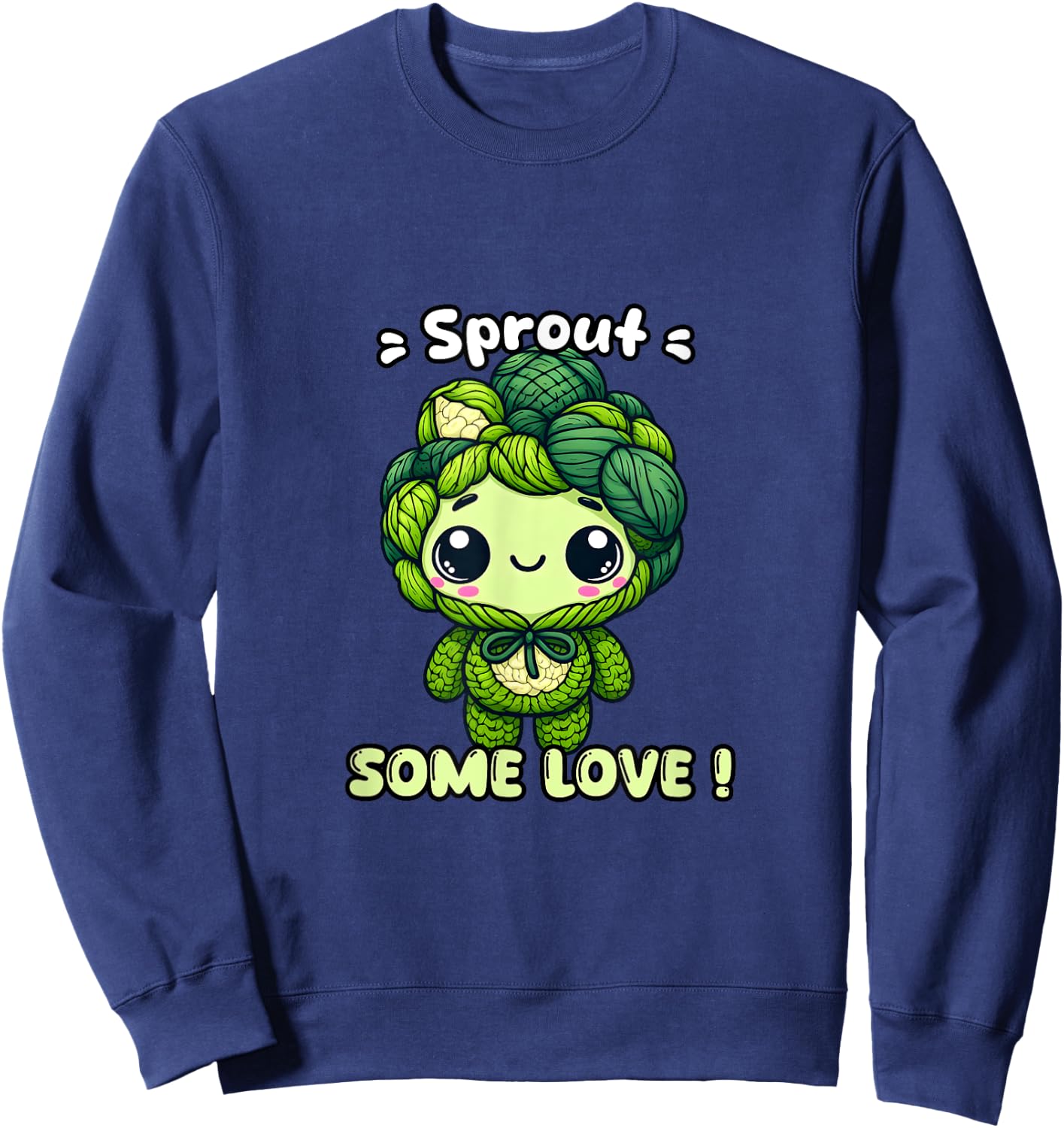 Brussels Sprouts Some Love Sweatshirt - Sweatshirt | Navy