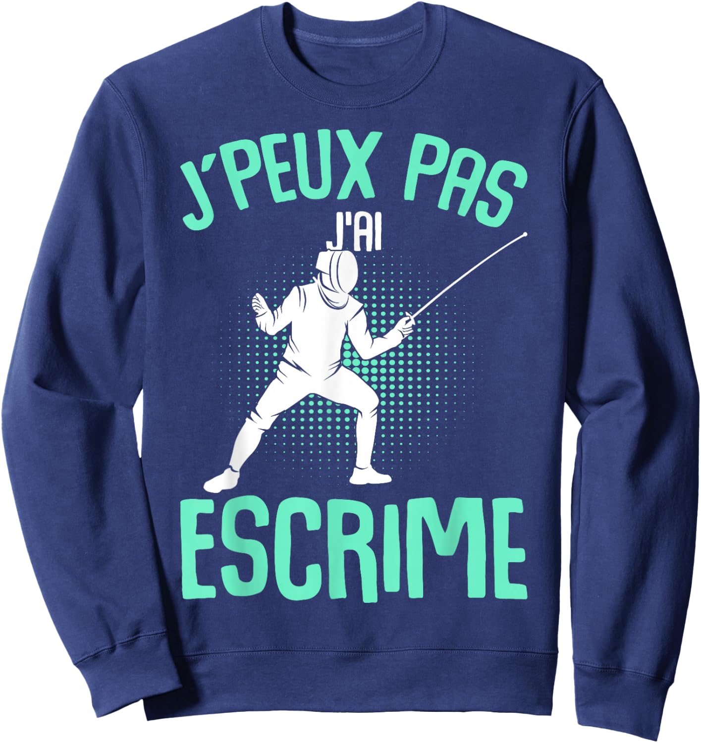 J´Peux Pas Je Ai Fencing Child Man , Black, S Sweatshirt - Sweatshirt | Navy