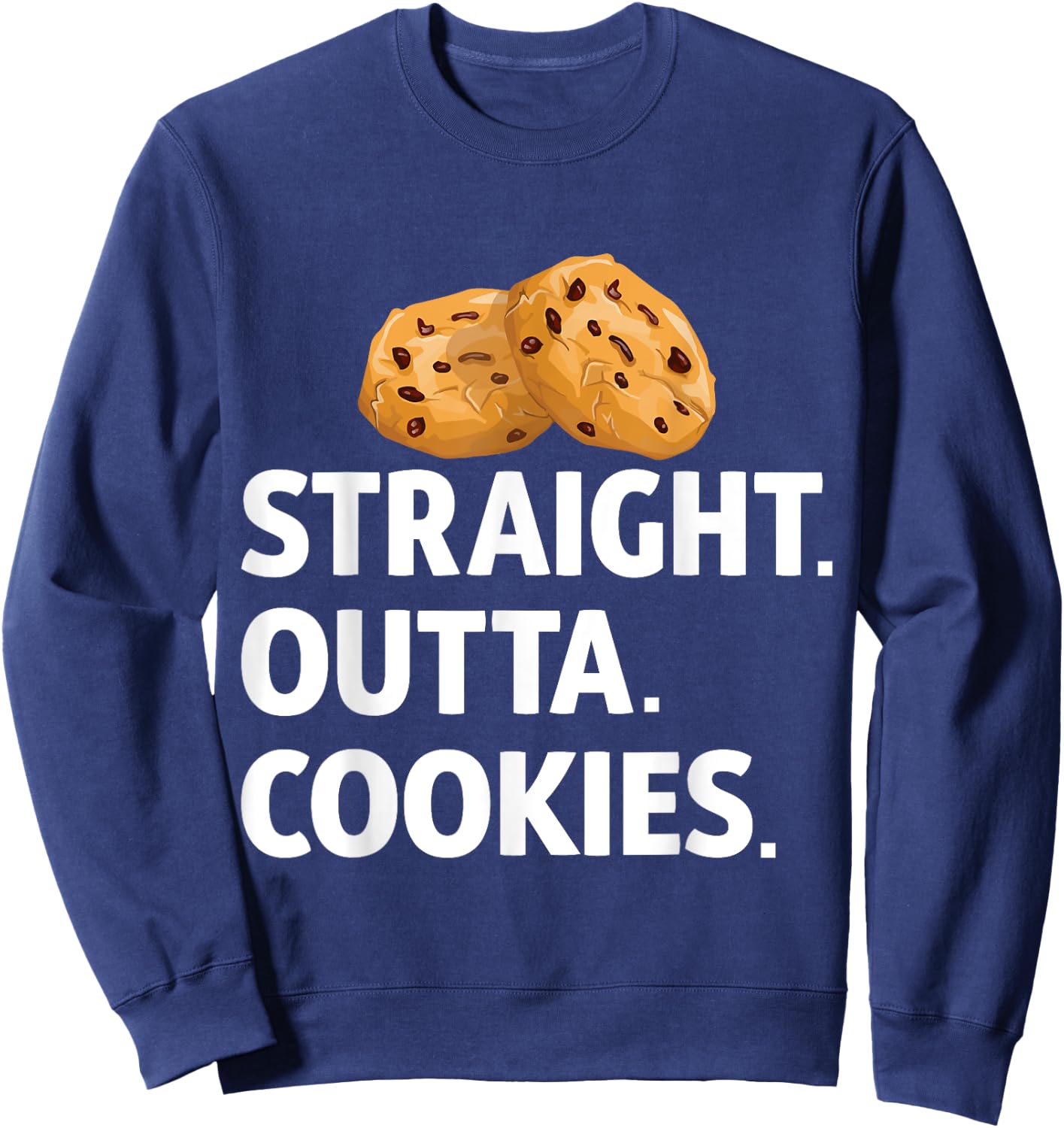 Straight Outta Cookies Sweatshirt - Sweatshirt | Navy
