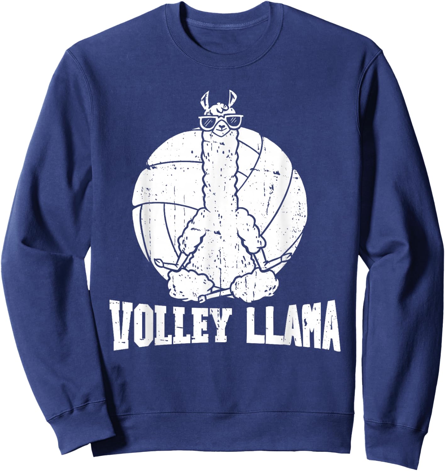 Volley Llama Sweatshirt - Sweatshirt | Navy