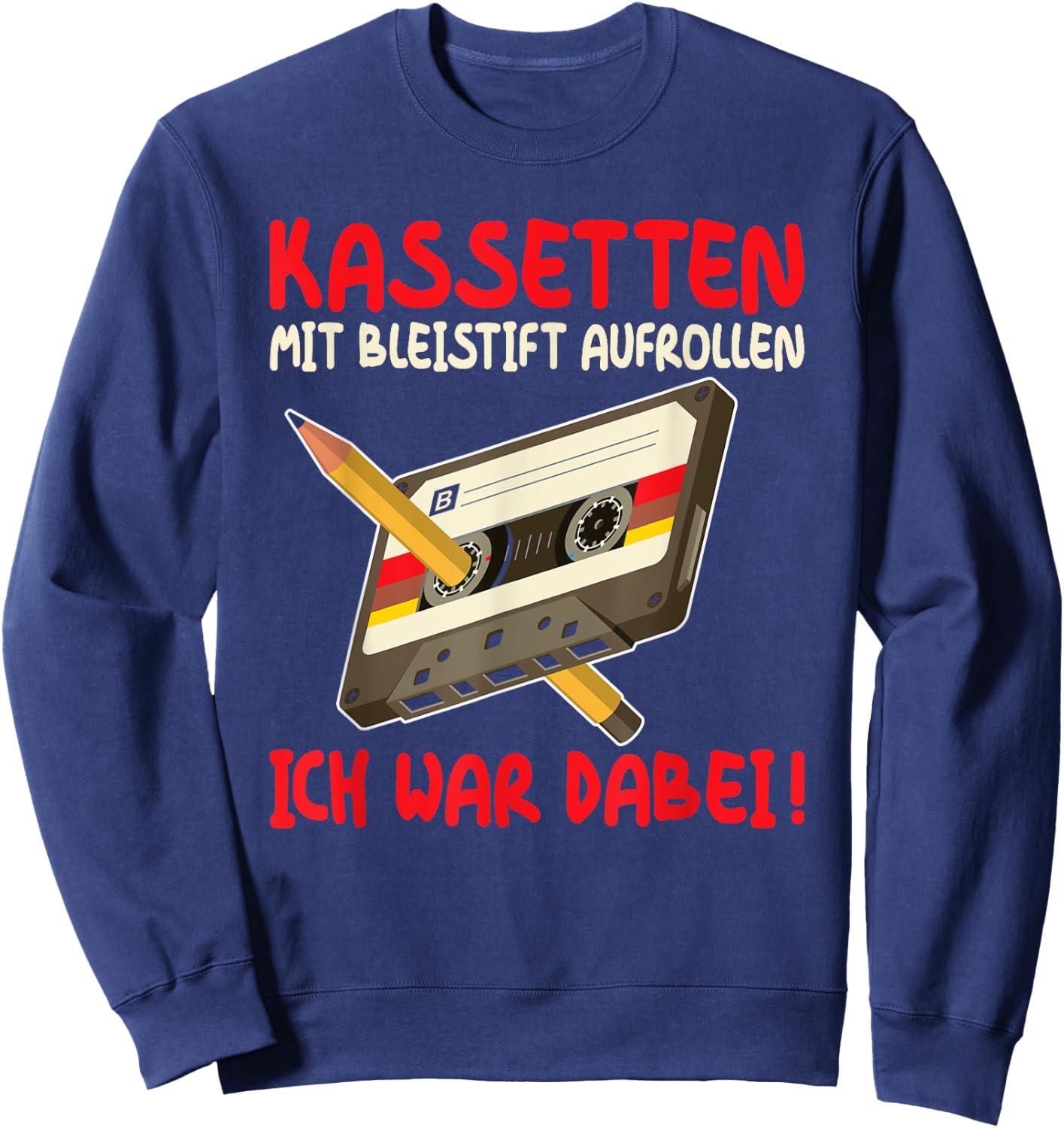 80s Outfit, Men's 90s Outfit, Women's , black Sweatshirt - Sweatshirt | Navy