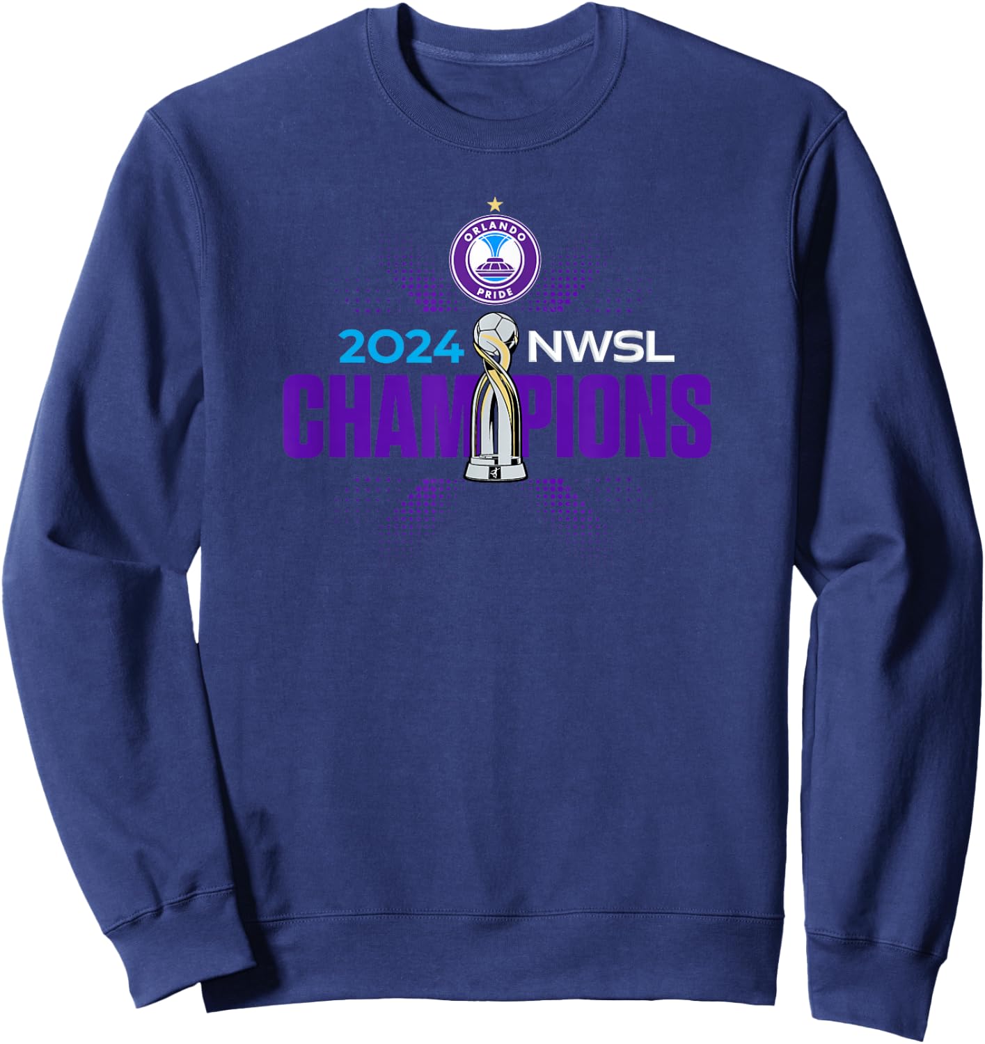 NWSL Orlando Pride 2024 Champions Sweatshirt - Sweatshirt | Navy