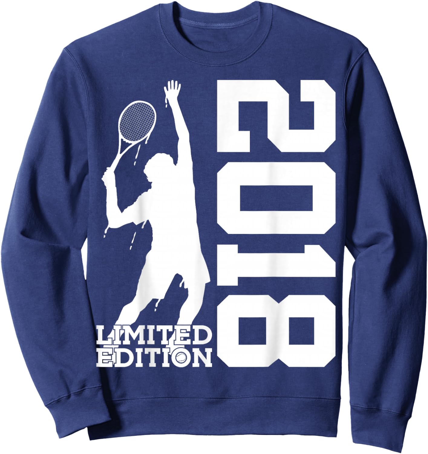 8. Geburtstag Tennis Limited Edition 2018 Sweatshirt - Sweatshirt | Navy