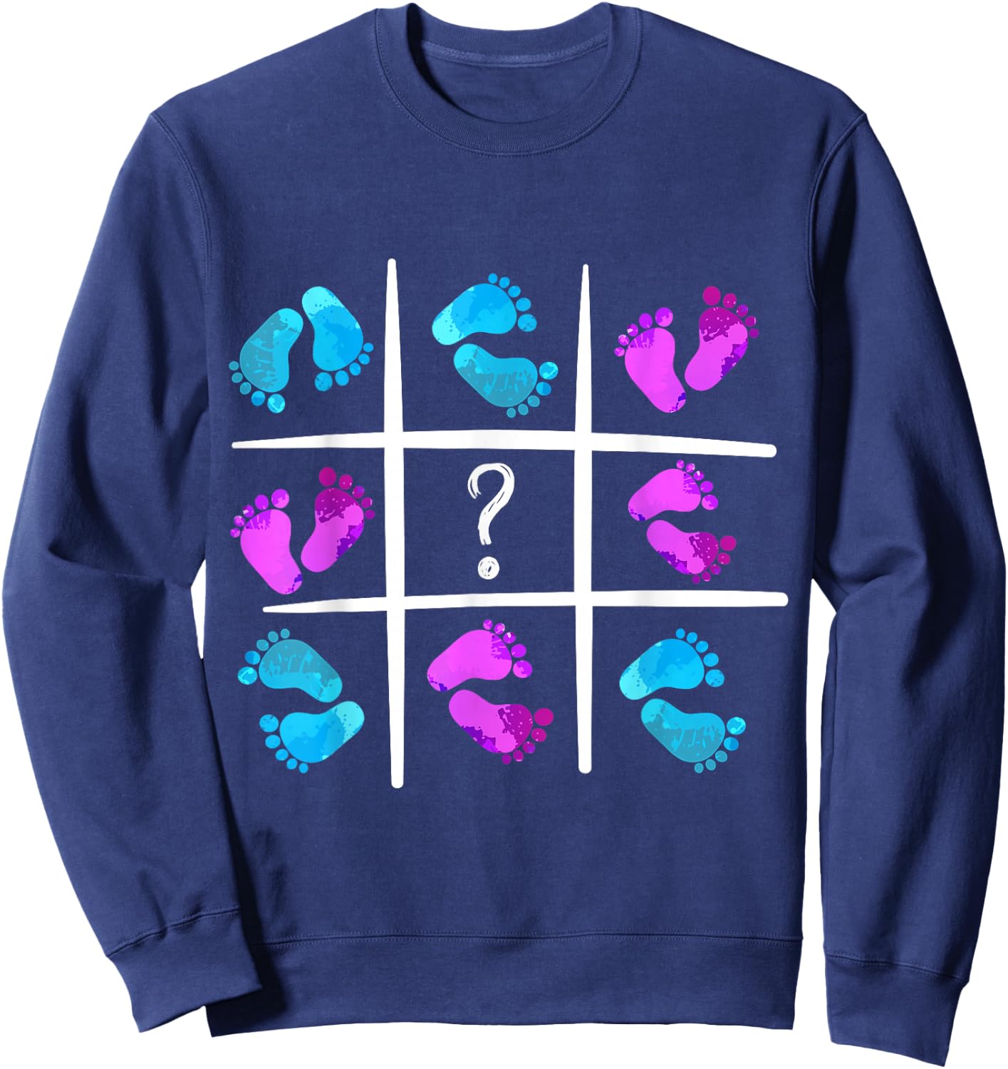 Gender Reveal für Jungen oder Mädchen – lustiges Geschlecht offenbart Sweatshirt - Sweatshirt | Navy