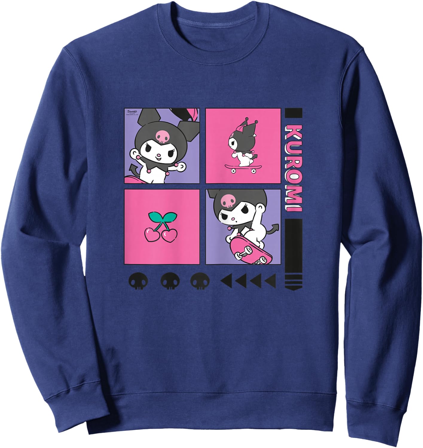 Hello Kitty - Kuromi Original Action Sweatshirt - Sweatshirt | Navy