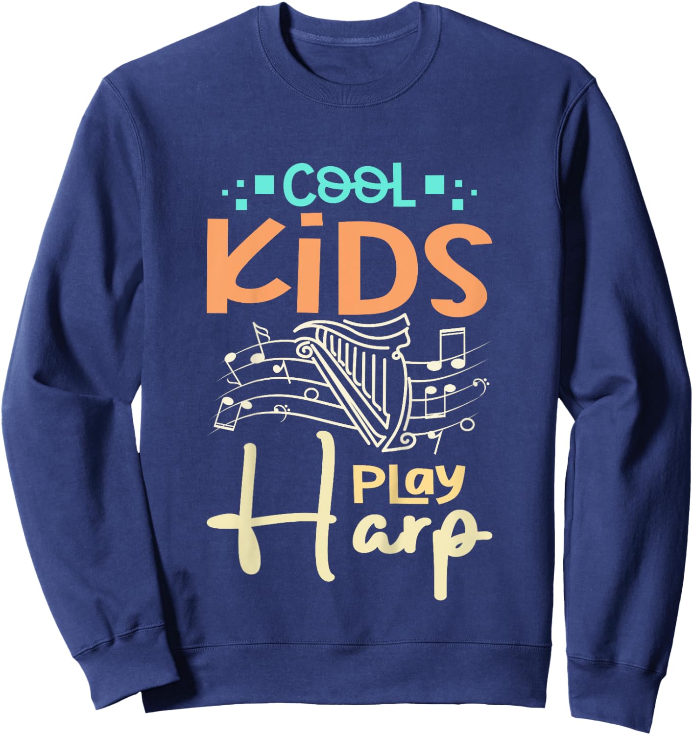 Enfant Harpe pour enfants cool Sweatshirt - Sweatshirt | Navy