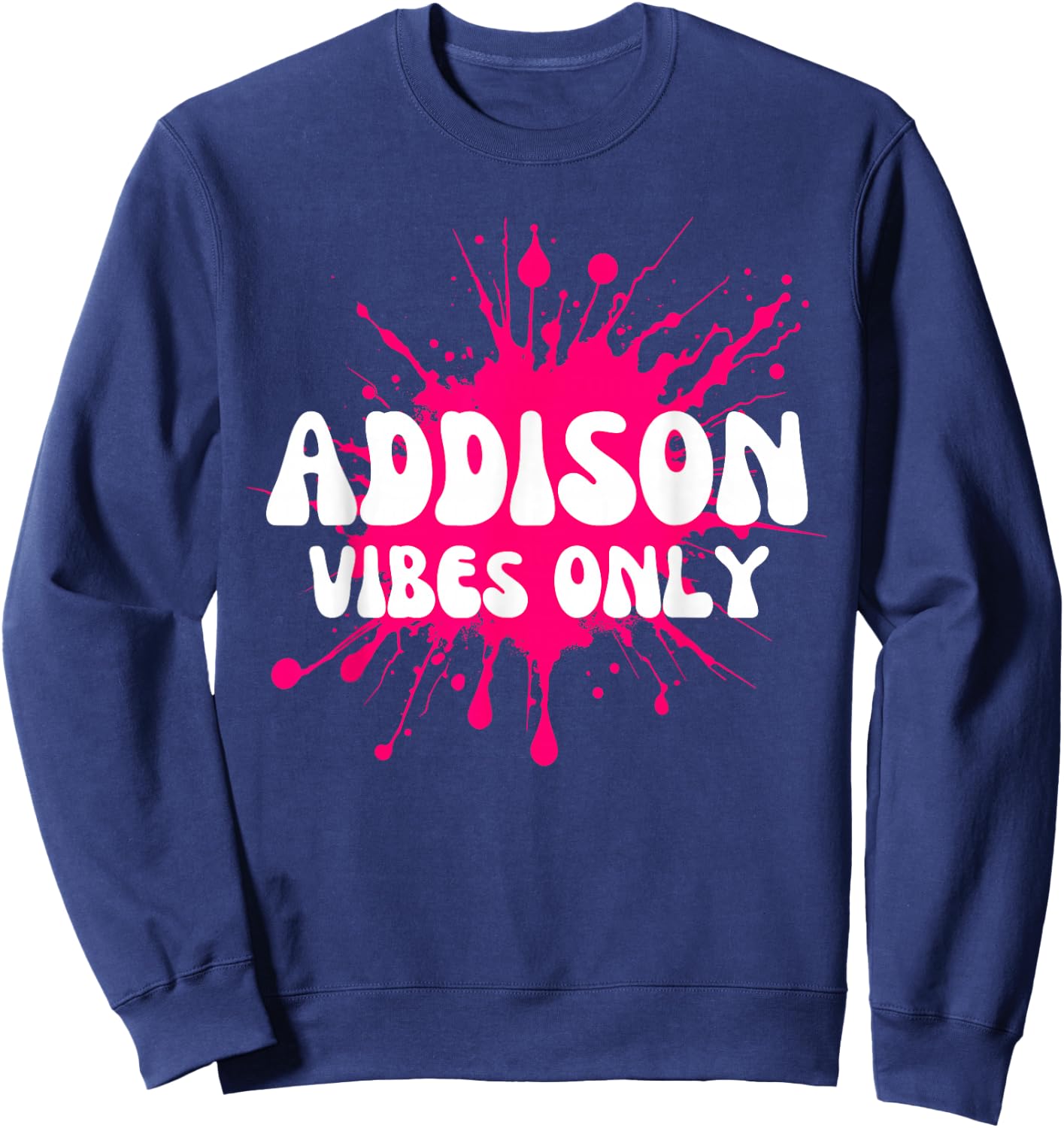 Addison Vibes Only Sweatshirt - Sweatshirt | Navy