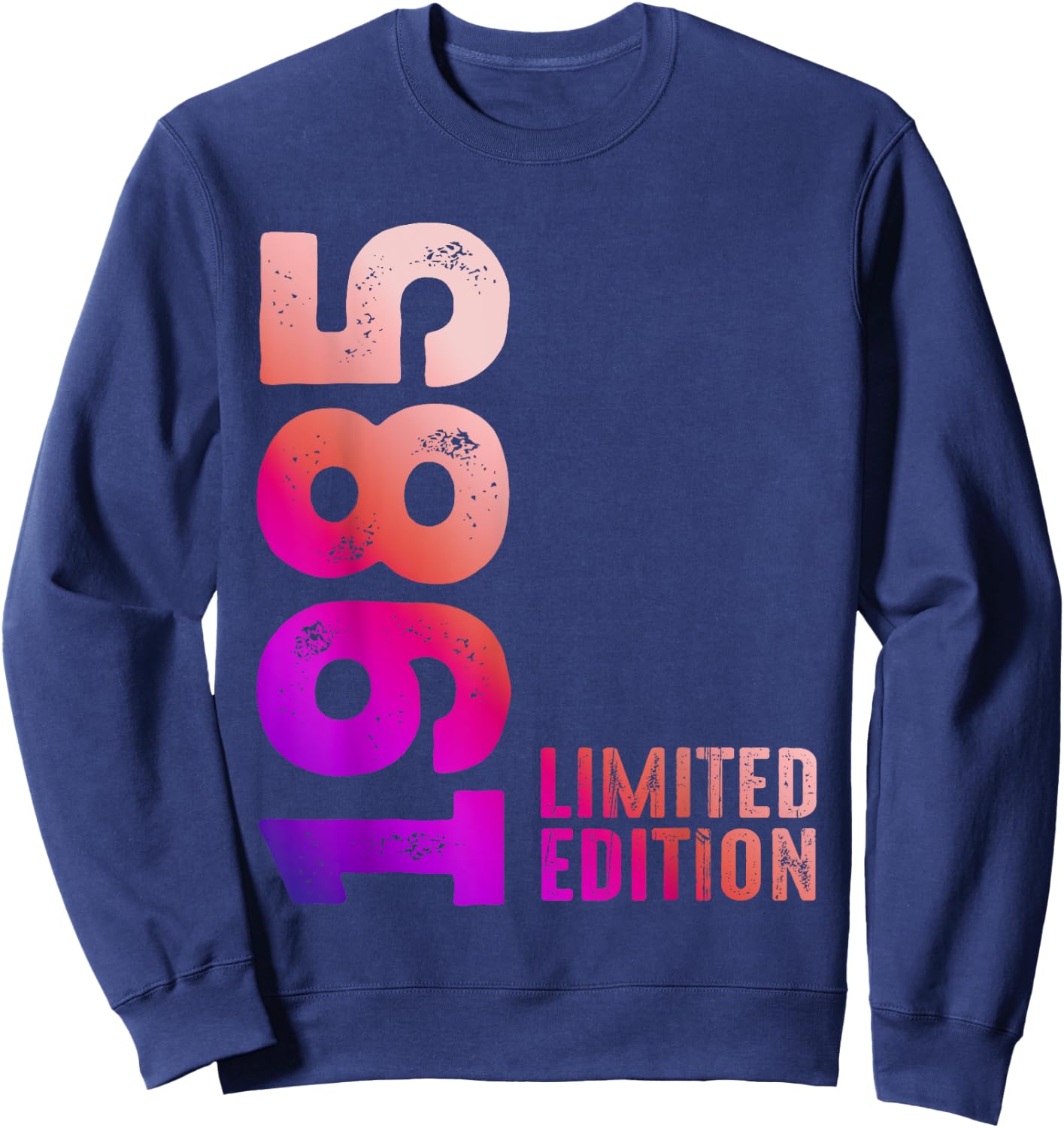 1985 Limited Edition 1985 Birthday Gift , Black, S Sweatshirt - Sweatshirt | Navy