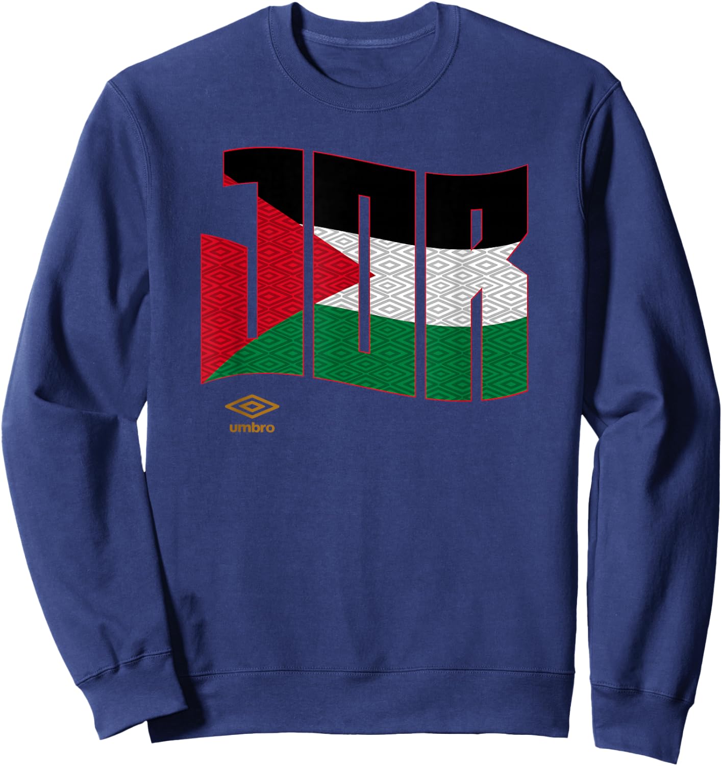 Umbro International Soccer Wavy Jordan Logo Sweatshirt - Sweatshirt | Navy