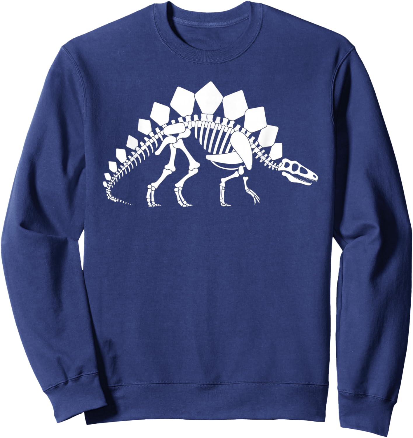 Stegosaurus Skeleton Sweatshirt - Sweatshirt | Navy