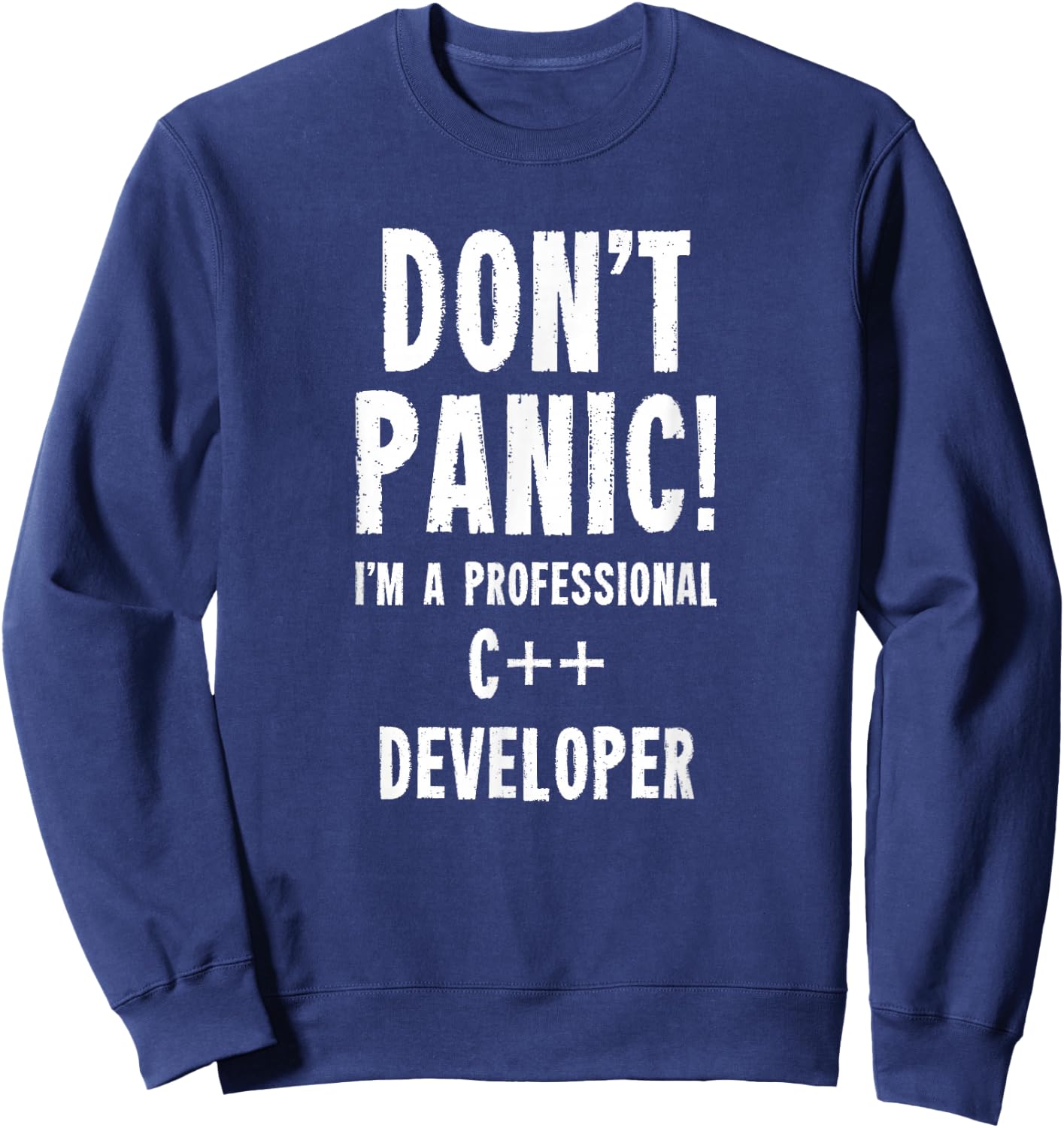 Developer C++ , Black, S Sweatshirt - Sweatshirt | Navy