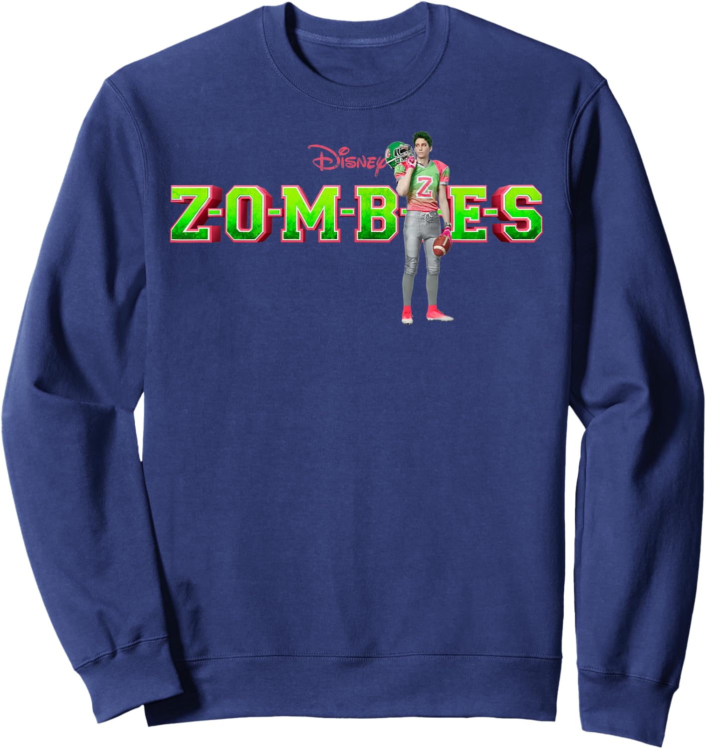 Zombies - Zed Football Captain Captain Sweatshirt - Sweatshirt | Navy