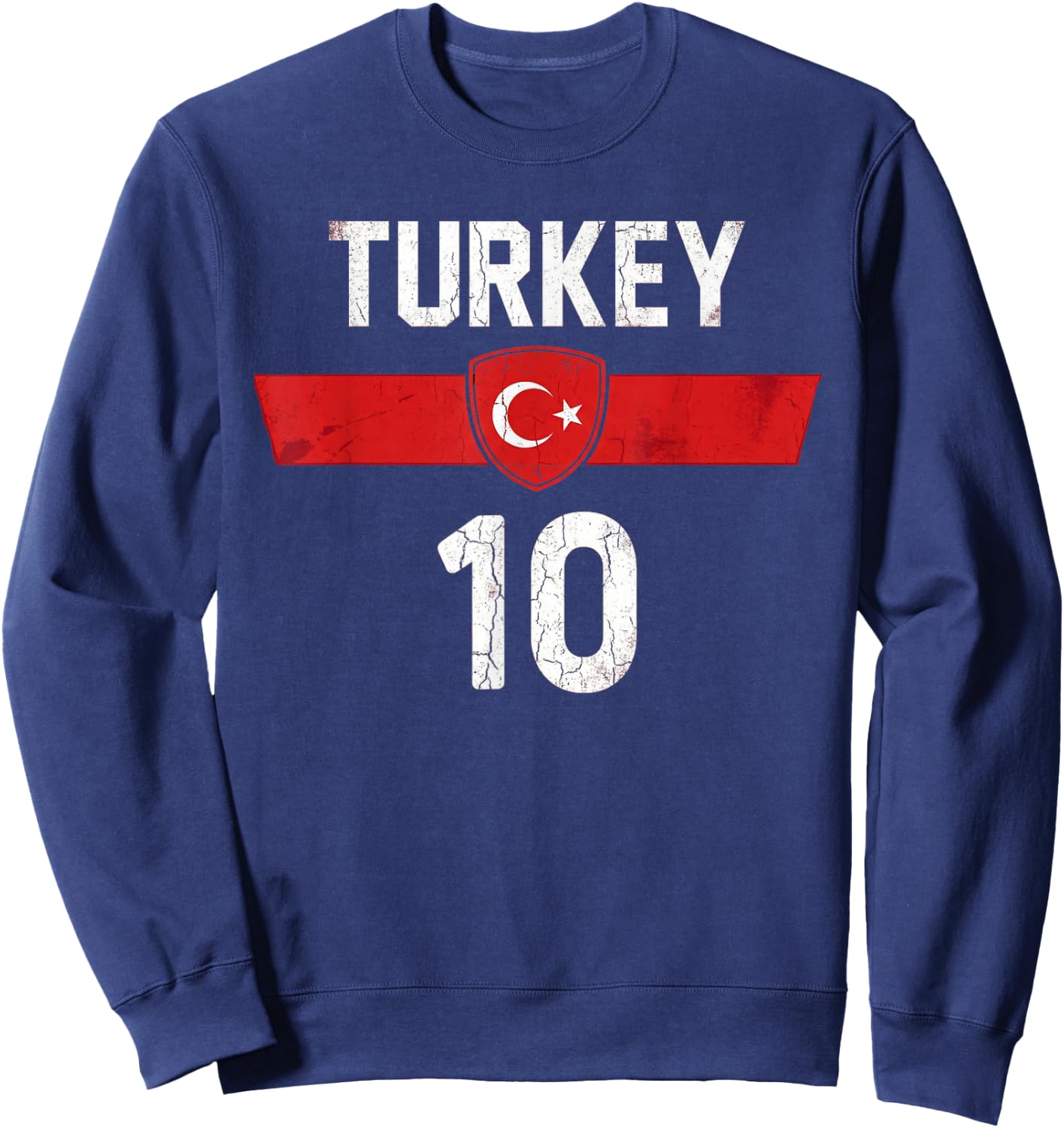 Cadeau Türkiye pour La Turquie Football Football Europe Turk Sweatshirt - Sweatshirt | Navy